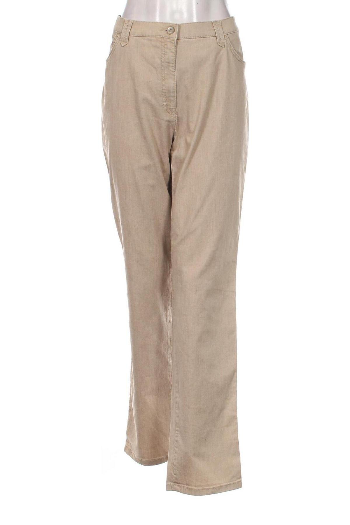 Γυναικείο παντελόνι Brax, Μέγεθος XL, Χρώμα  Μπέζ, Τιμή 31,36 €