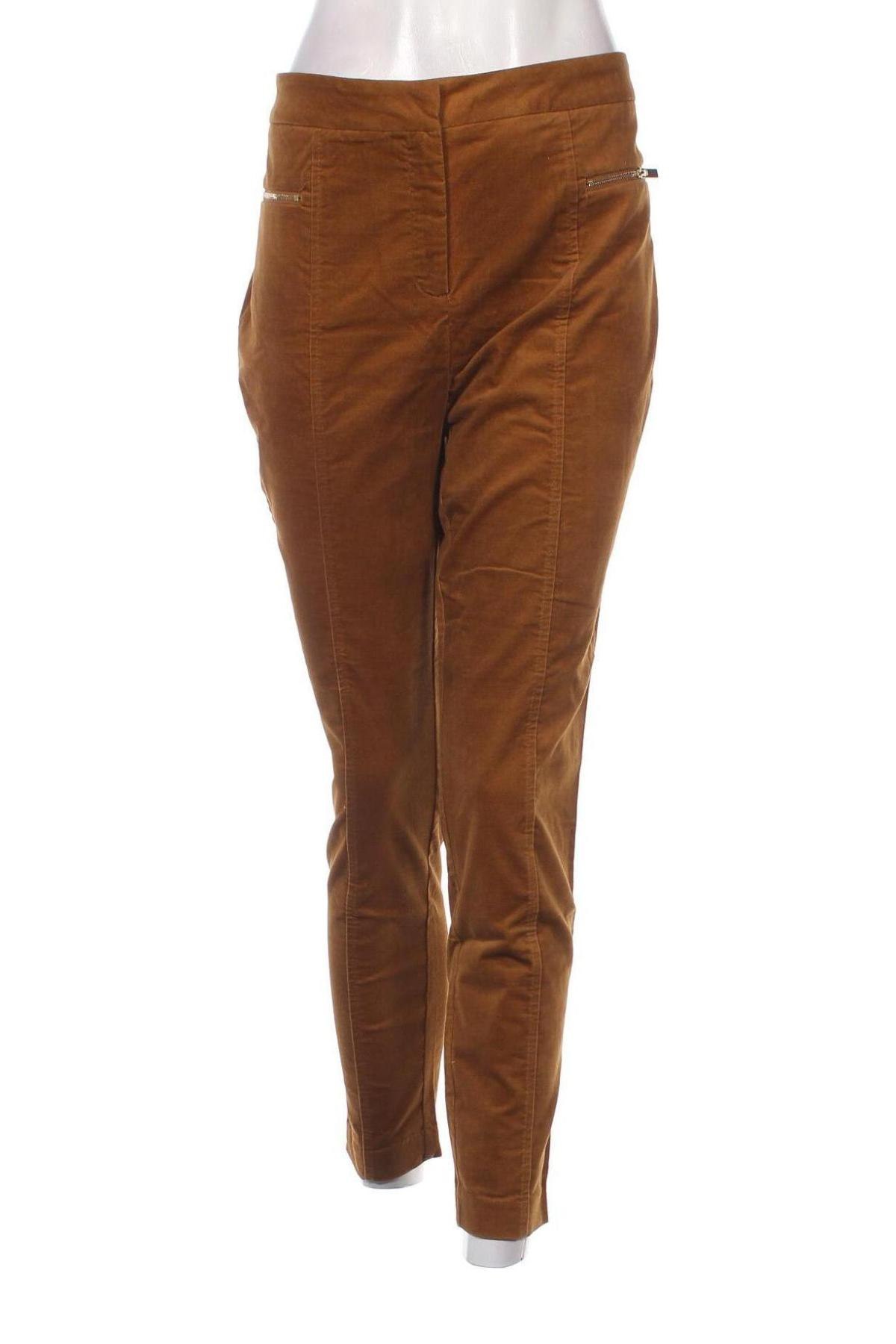 Pantaloni de femei Cortefiel, Mărime XL, Culoare Maro, Preț 305,92 Lei