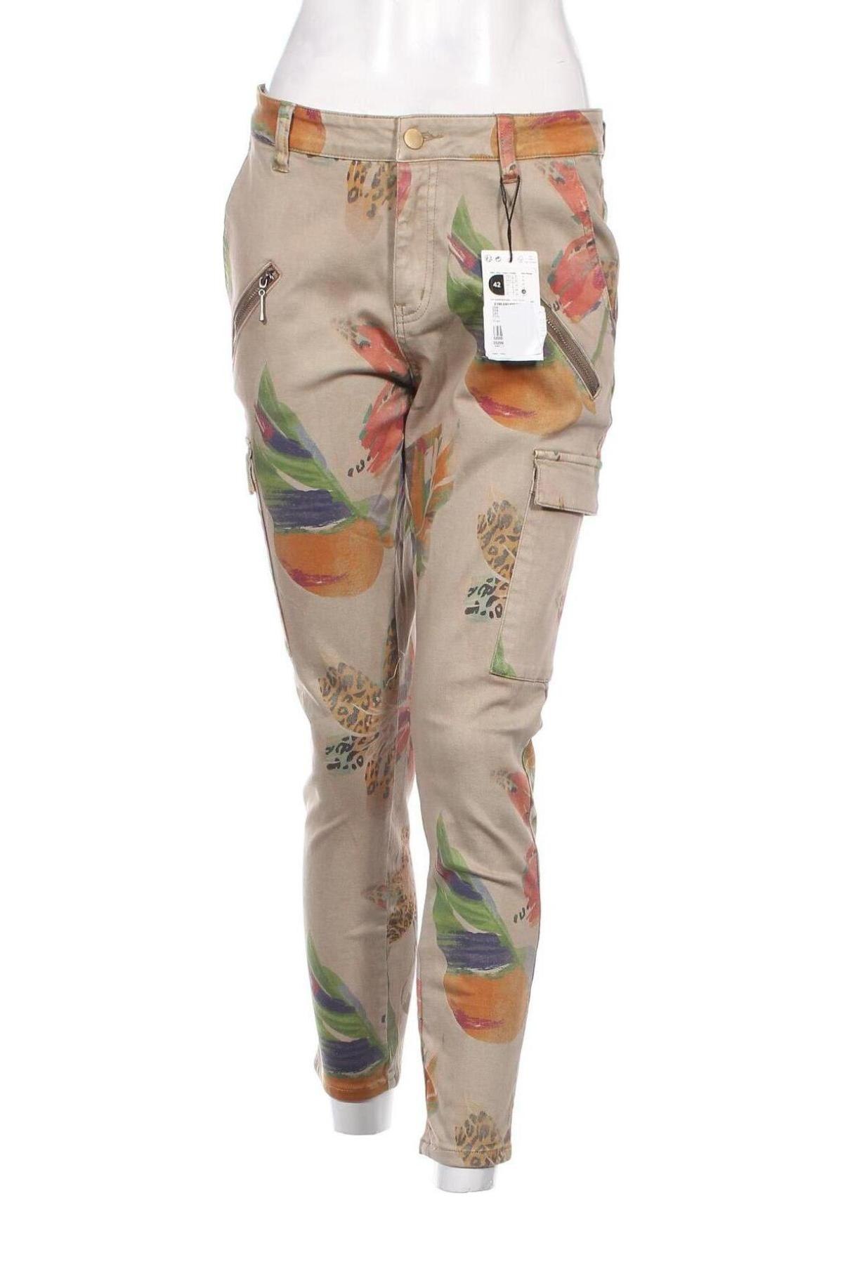 Γυναικείο παντελόνι Desigual, Μέγεθος L, Χρώμα Πολύχρωμο, Τιμή 80,41 €