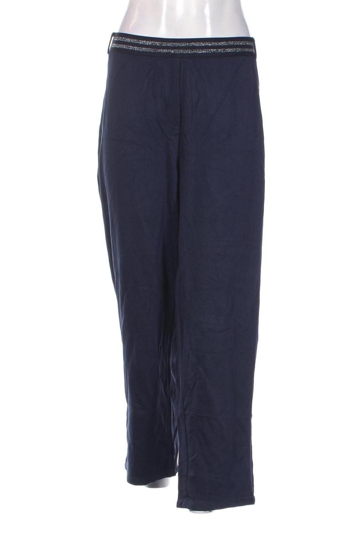 Γυναικείο παντελόνι Frapp, Μέγεθος XXL, Χρώμα Μπλέ, Τιμή 25,36 €