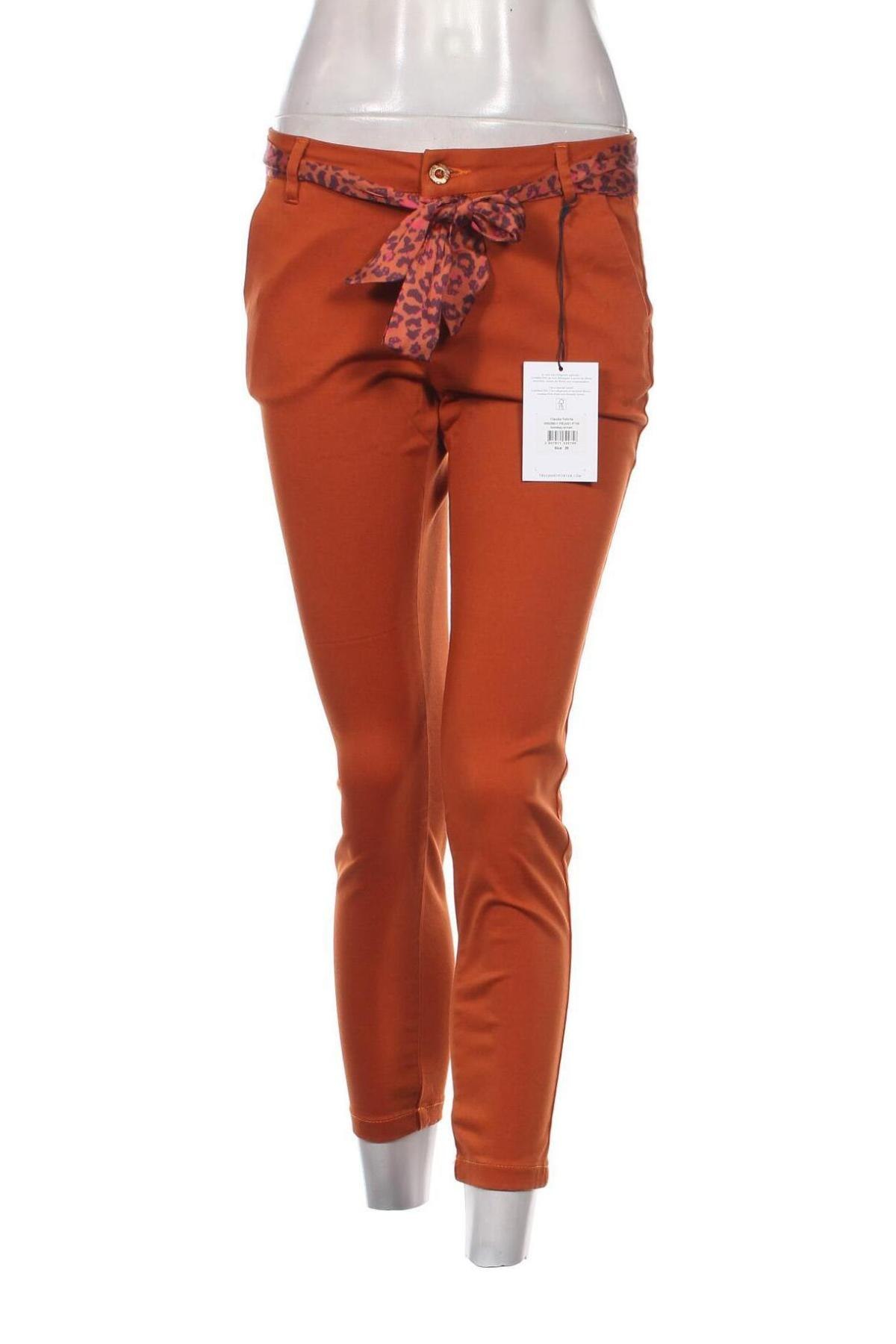 Γυναικείο παντελόνι Freeman T. Porter, Μέγεθος M, Χρώμα Πορτοκαλί, Τιμή 12,06 €