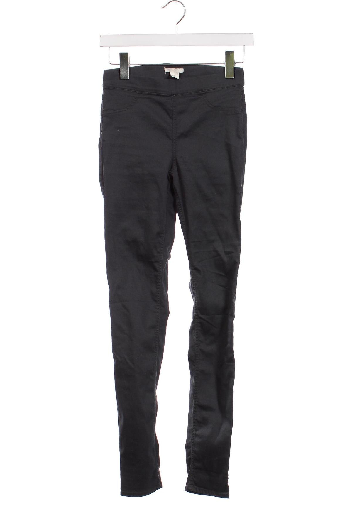 Дамски панталон H&M, Размер XS, Цвят Сив, Цена 8,41 лв.