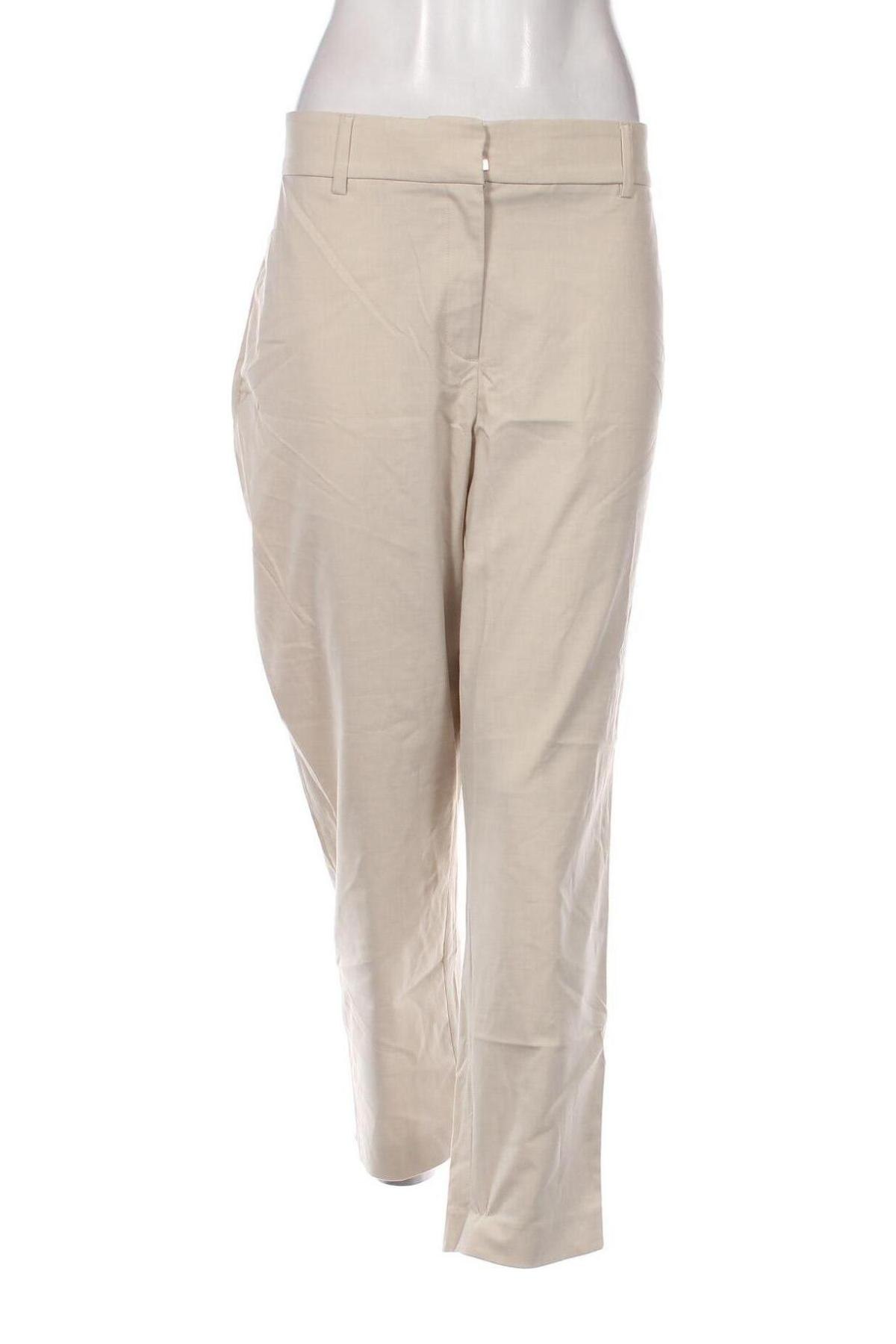 Дамски панталон H&M, Размер XL, Цвят Бежов, Цена 29,00 лв.