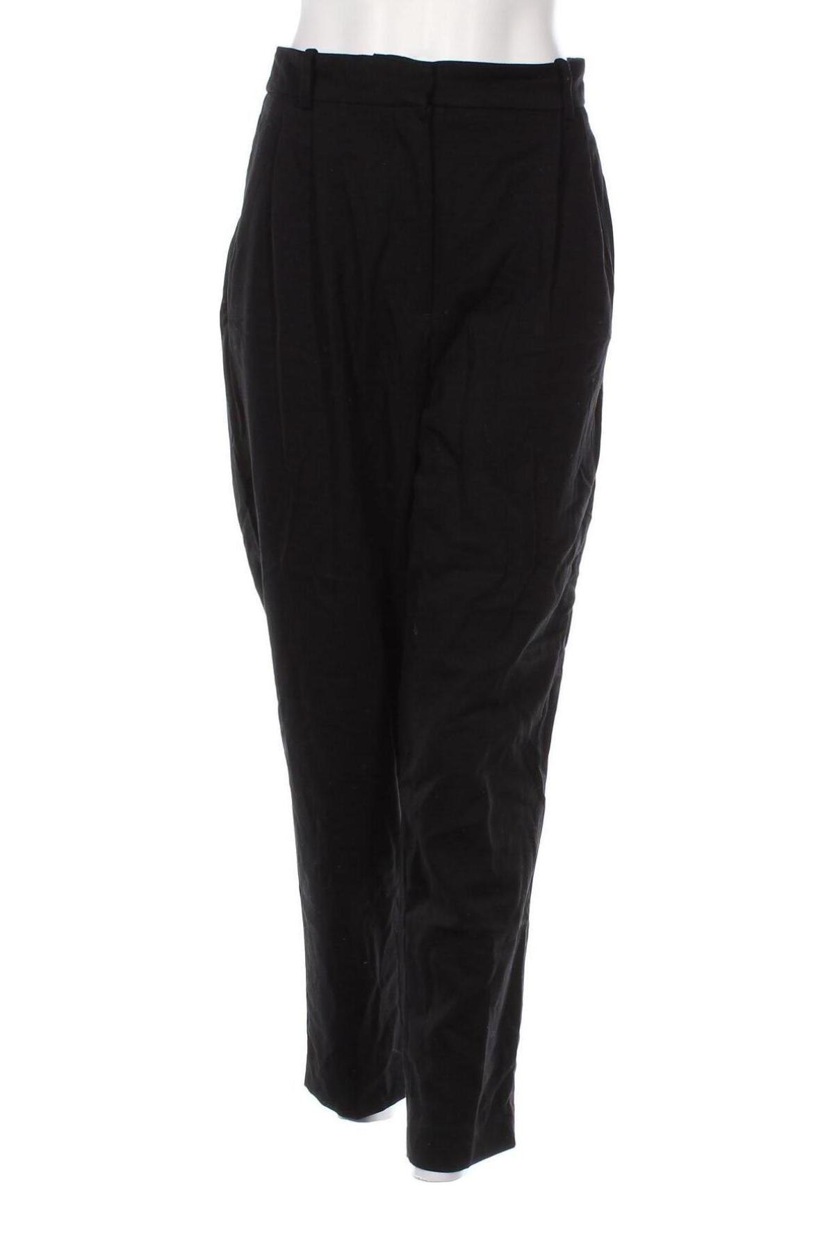 Дамски панталон H&M, Размер L, Цвят Черен, Цена 10,15 лв.