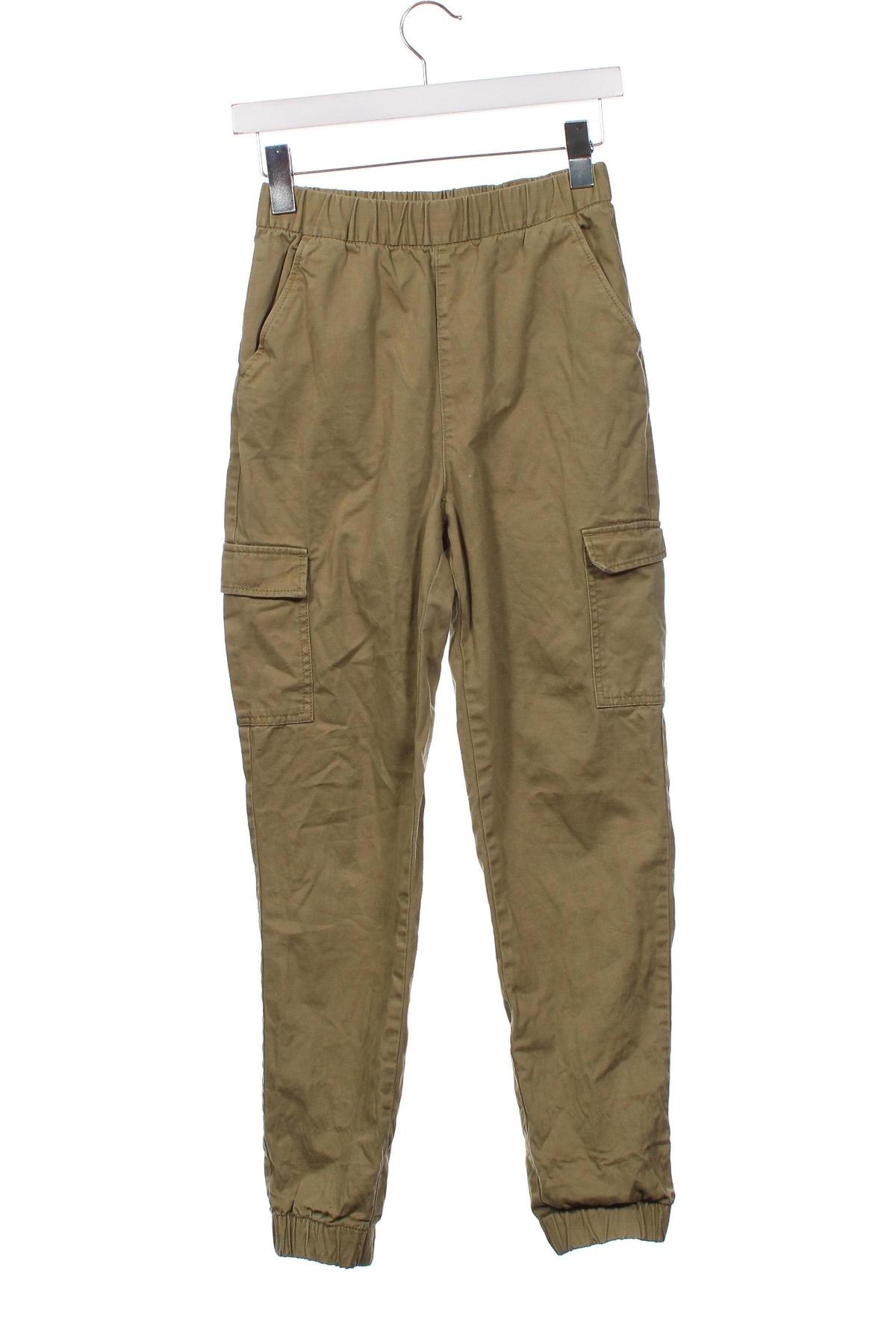 Дамски панталон H&M Divided, Размер XS, Цвят Зелен, Цена 15,66 лв.