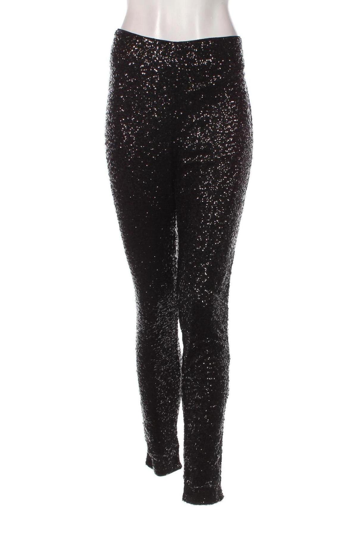Дамски панталон H&M Divided, Размер L, Цвят Черен, Цена 9,28 лв.