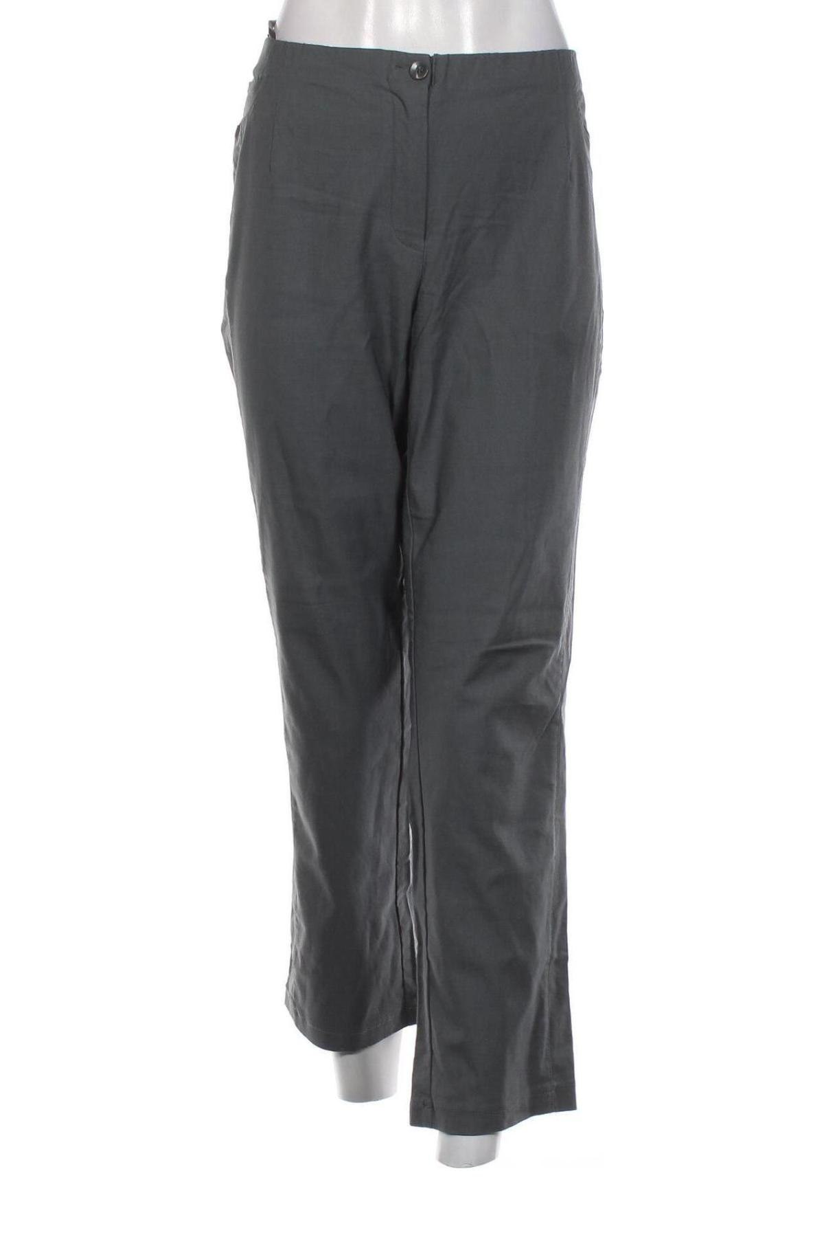 Дамски панталон Helena Vera, Размер XL, Цвят Сив, Цена 26,75 лв.