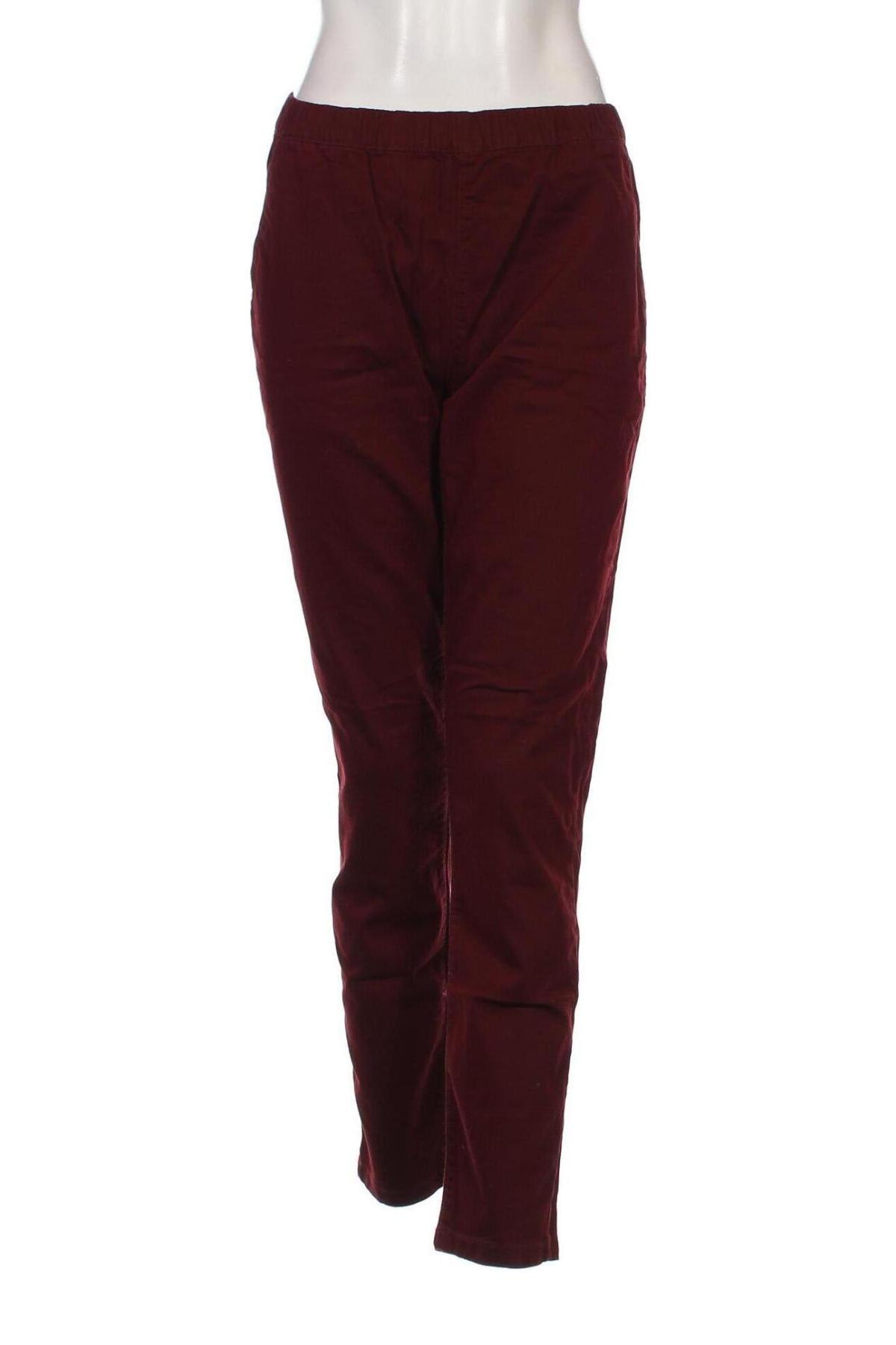 Дамски панталон Iwie, Размер XL, Цвят Червен, Цена 9,86 лв.