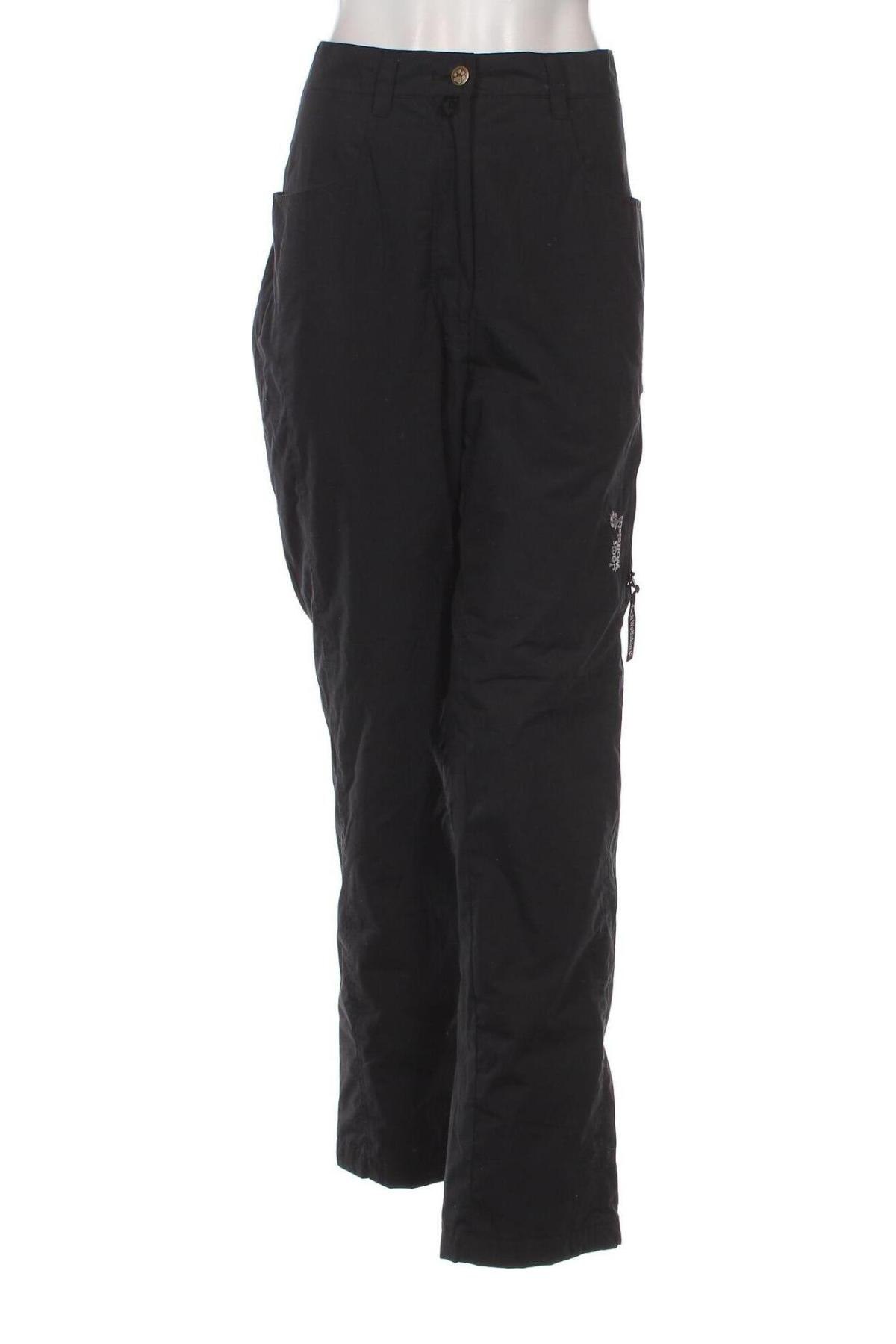 Pantaloni de femei Jack Wolfskin, Mărime L, Culoare Negru, Preț 180,92 Lei