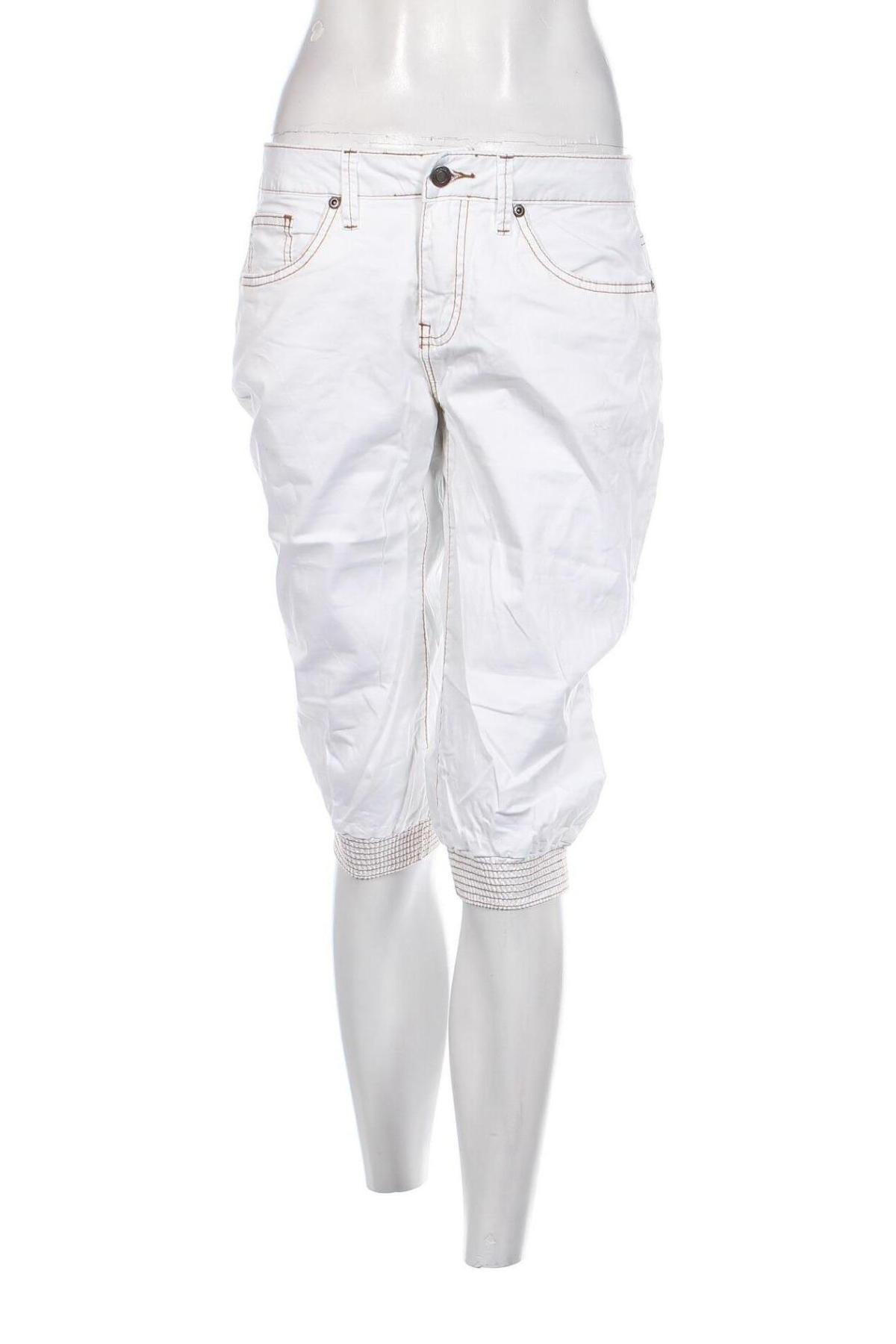 Дамски панталон John Baner, Размер L, Цвят Бял, Цена 13,05 лв.