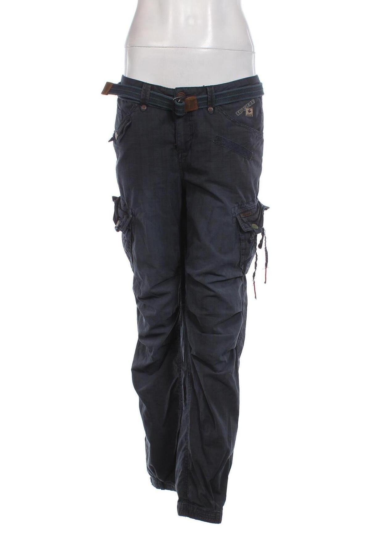 Дамски панталон Khujo, Размер M, Цвят Син, Цена 78,80 лв.