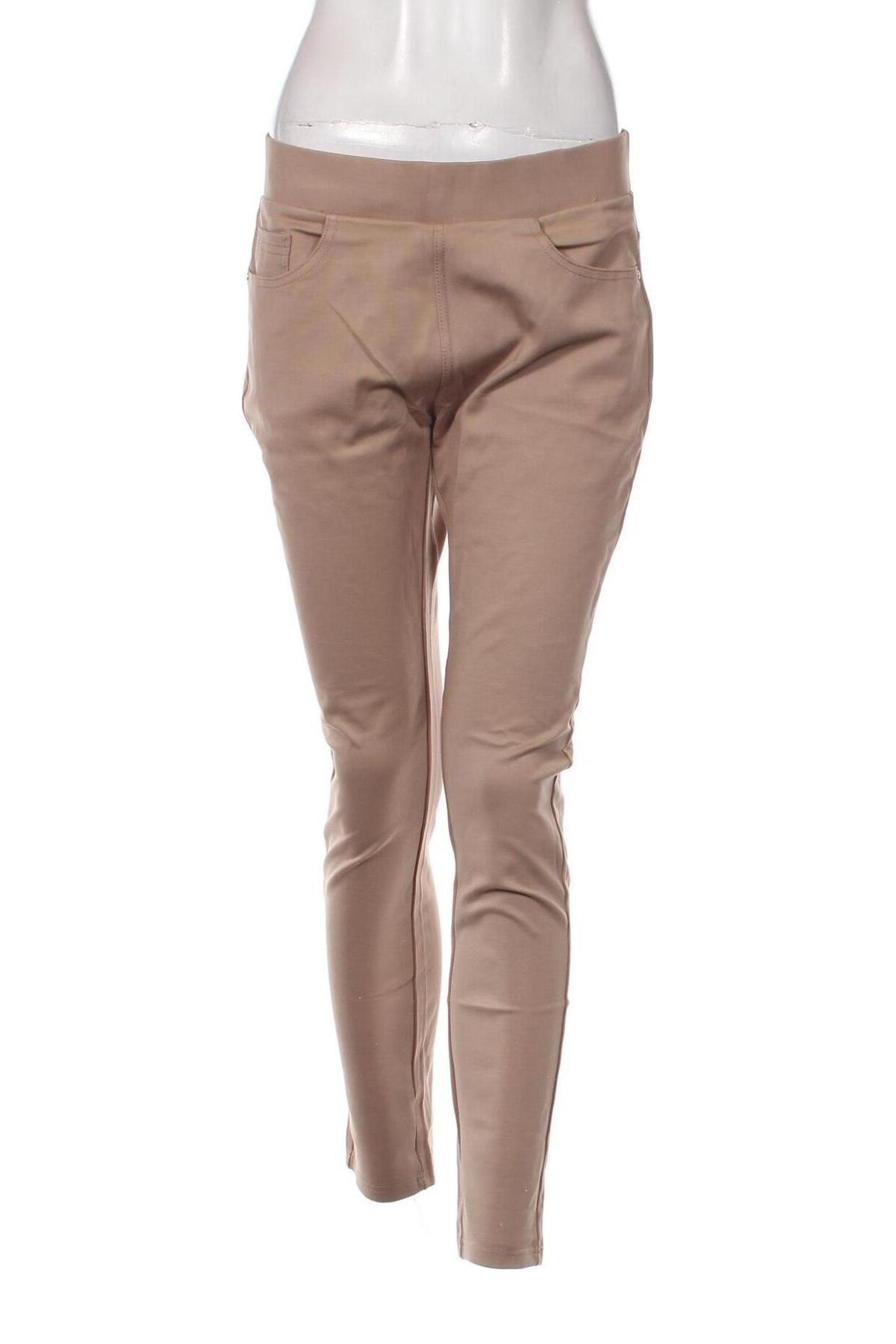 Дамски панталон LD Style, Размер L, Цвят Бежов, Цена 6,67 лв.