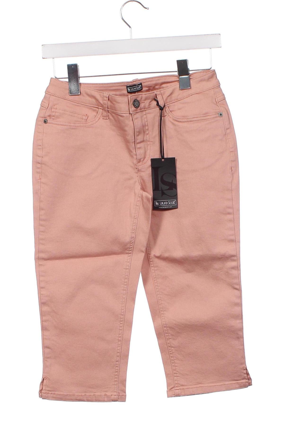 Дамски панталон Laura Scott, Размер XS, Цвят Розов, Цена 22,08 лв.