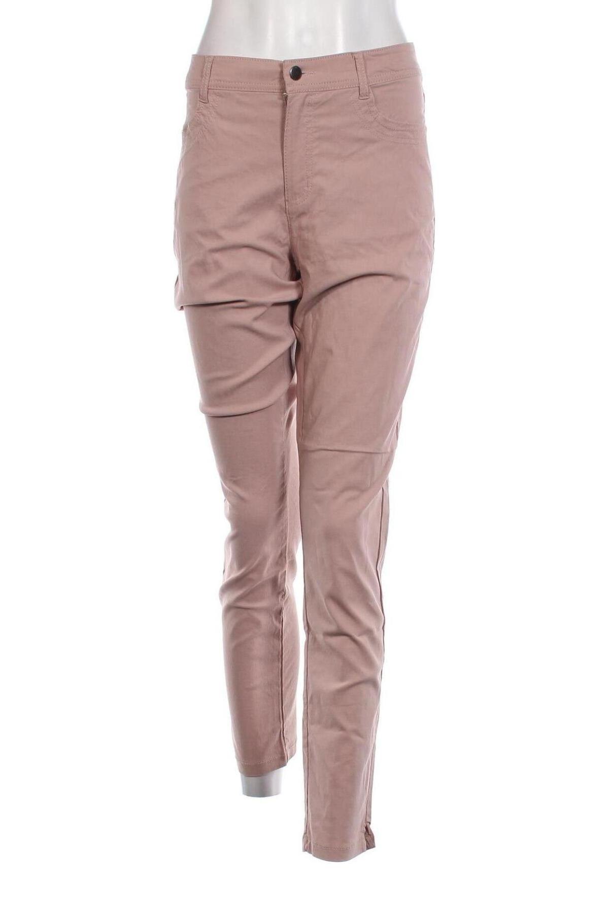 Pantaloni de femei Laura Torelli, Mărime L, Culoare Roz, Preț 44,89 Lei