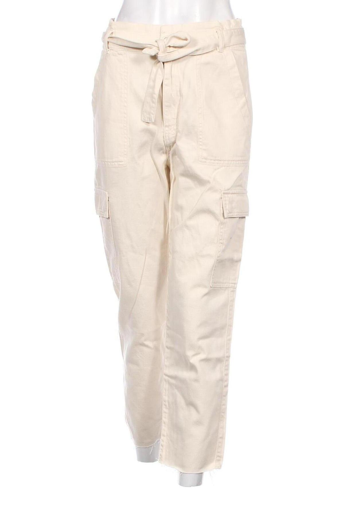 Дамски панталон Ltb, Размер S, Цвят Бежов, Цена 21,39 лв.