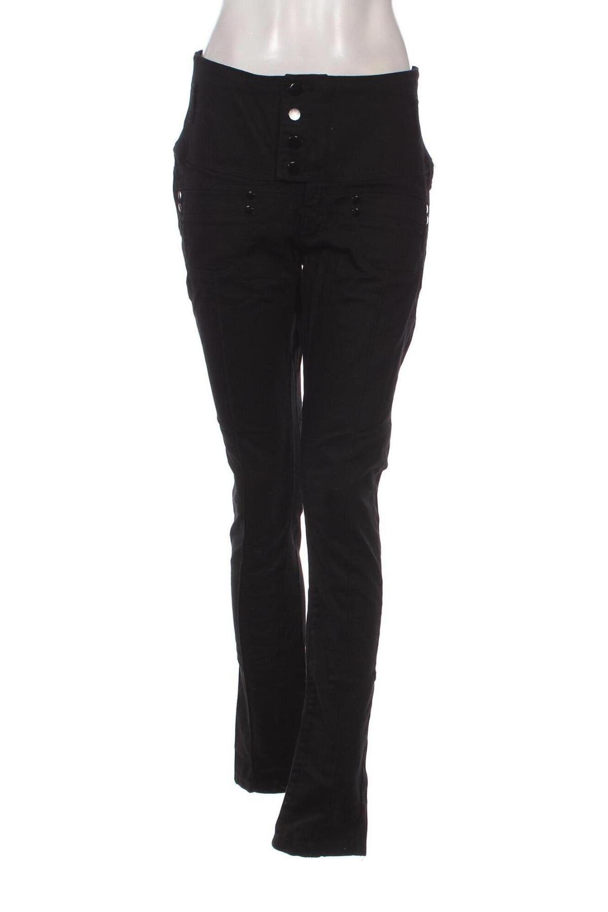 Γυναικείο παντελόνι Luxury, Μέγεθος M, Χρώμα Μαύρο, Τιμή 3,41 €