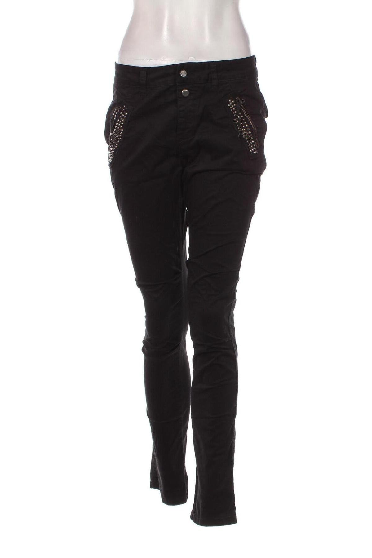 Дамски панталон MOS MOSH, Размер M, Цвят Черен, Цена 23,12 лв.