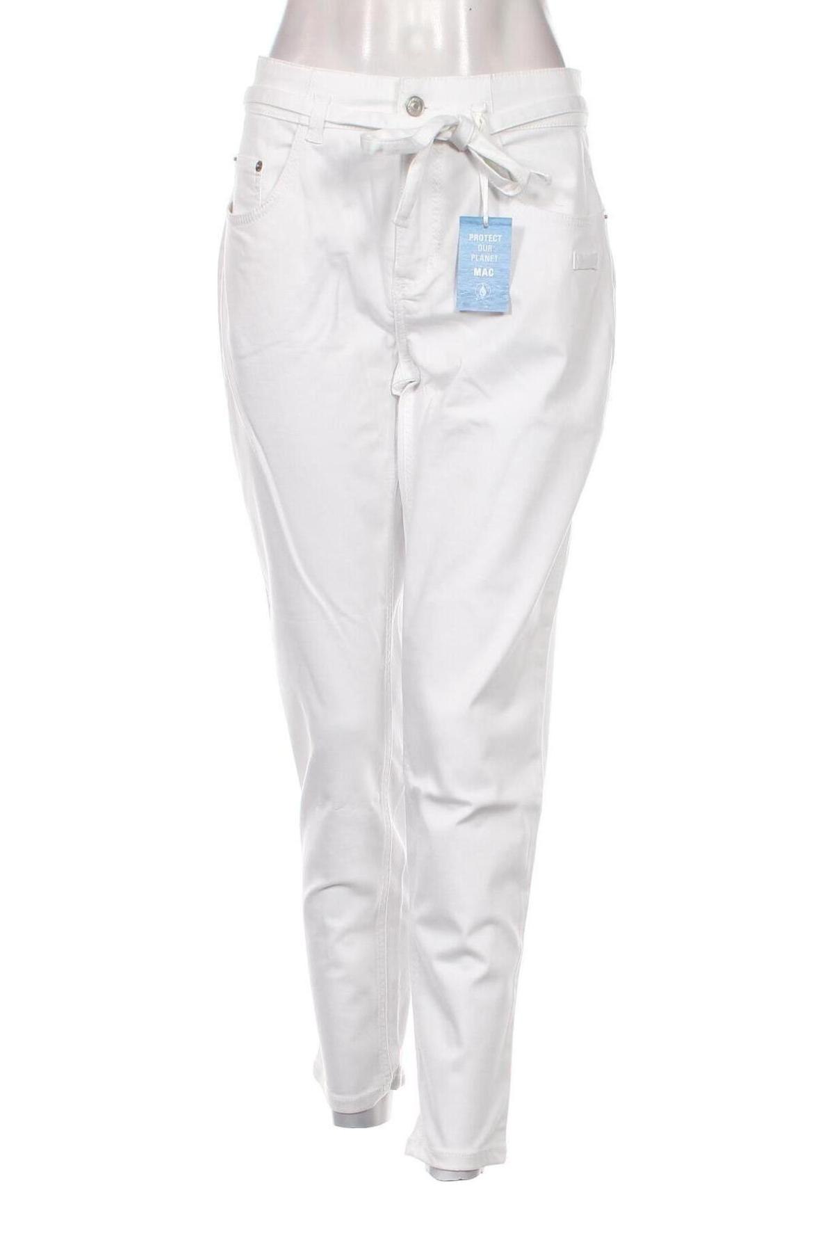 Pantaloni de femei Mac, Mărime L, Culoare Alb, Preț 200,13 Lei