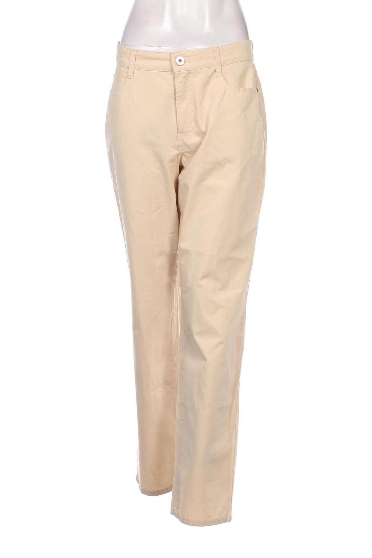 Dámské kalhoty  Mac, Velikost L, Barva Béžová, Cena  256,00 Kč