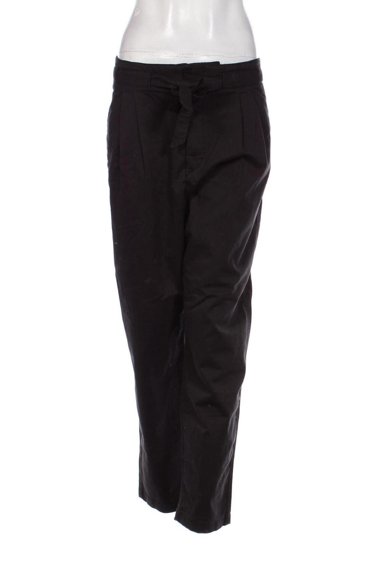 Γυναικείο παντελόνι Mango, Μέγεθος L, Χρώμα Μαύρο, Τιμή 39,39 €