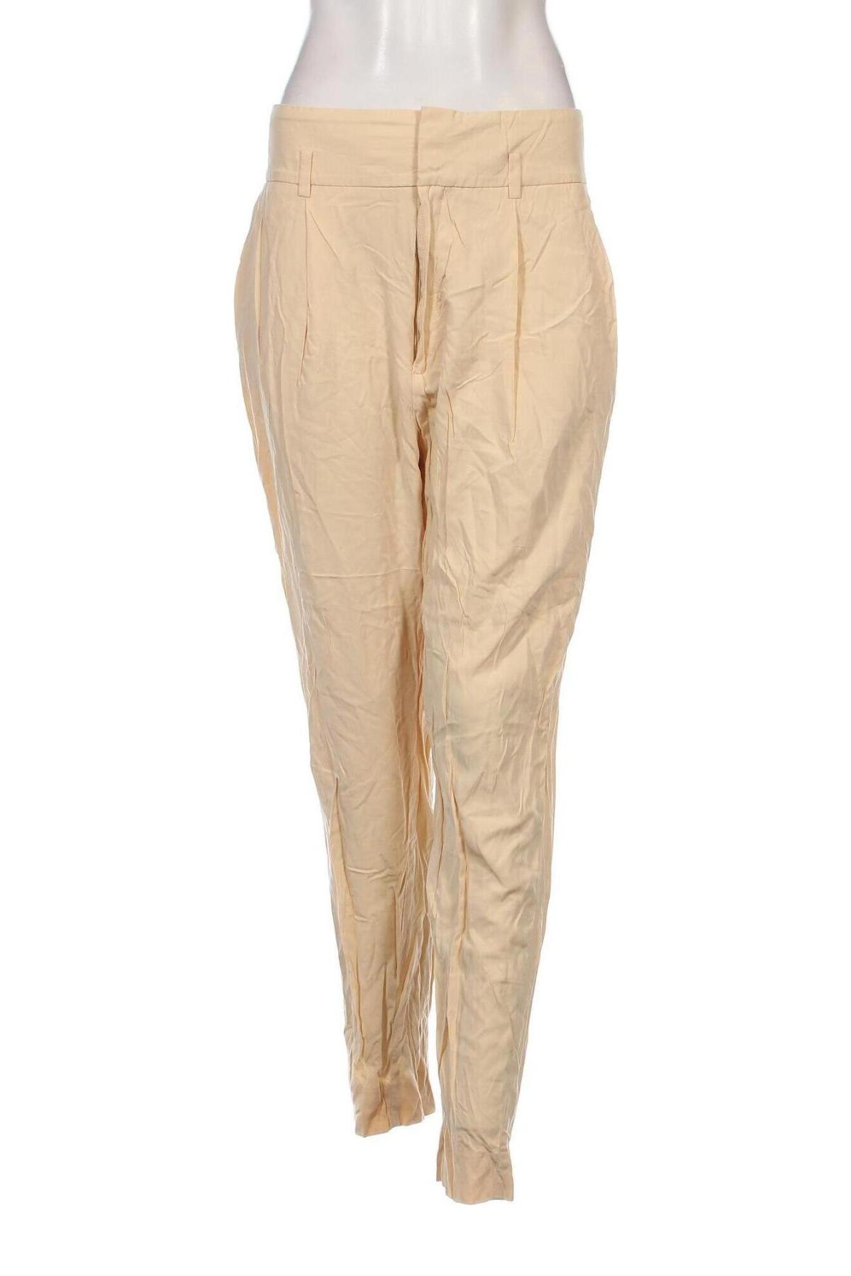 Γυναικείο παντελόνι Mango, Μέγεθος M, Χρώμα Εκρού, Τιμή 12,79 €