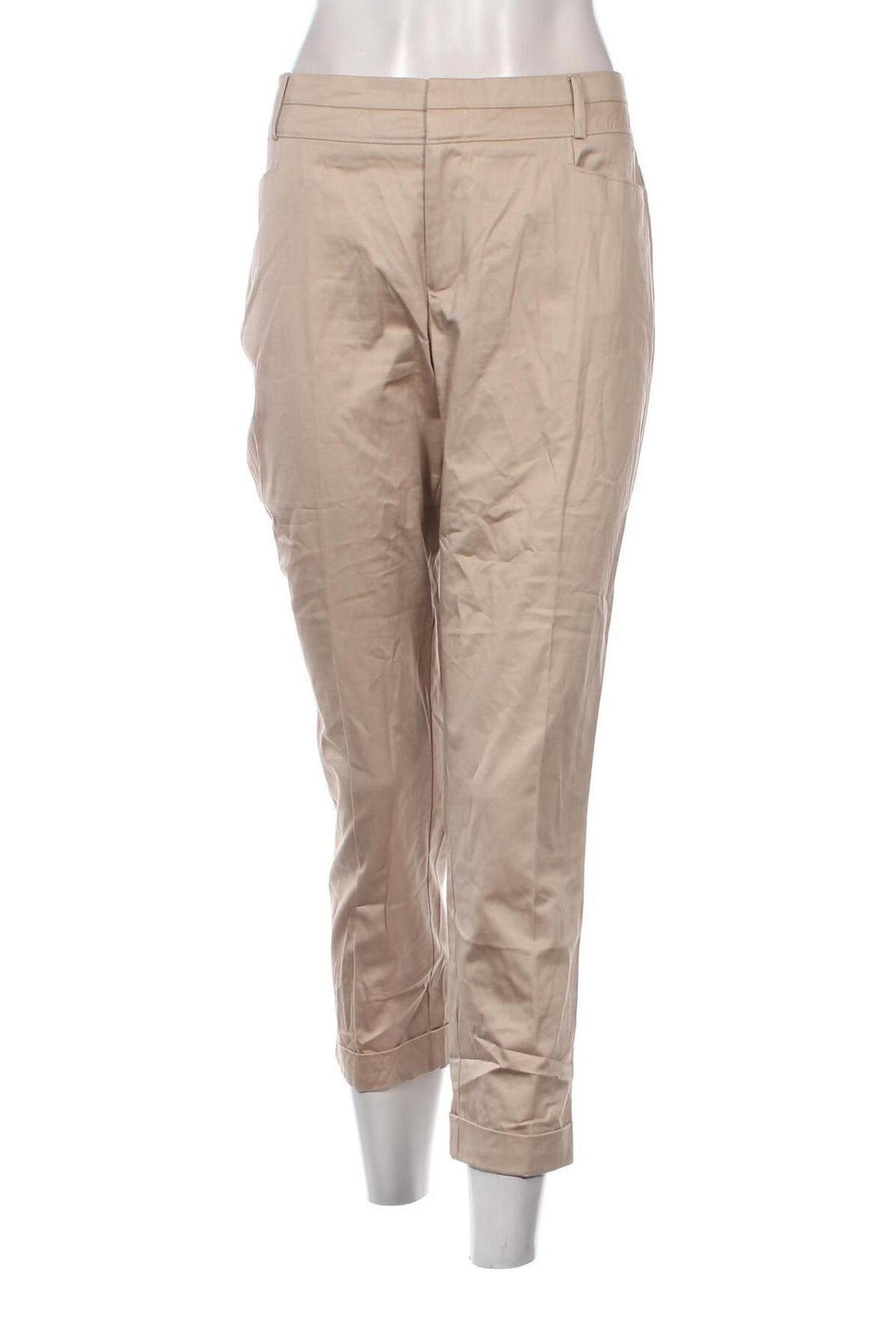 Дамски панталон Manguun, Размер M, Цвят Бежов, Цена 6,96 лв.