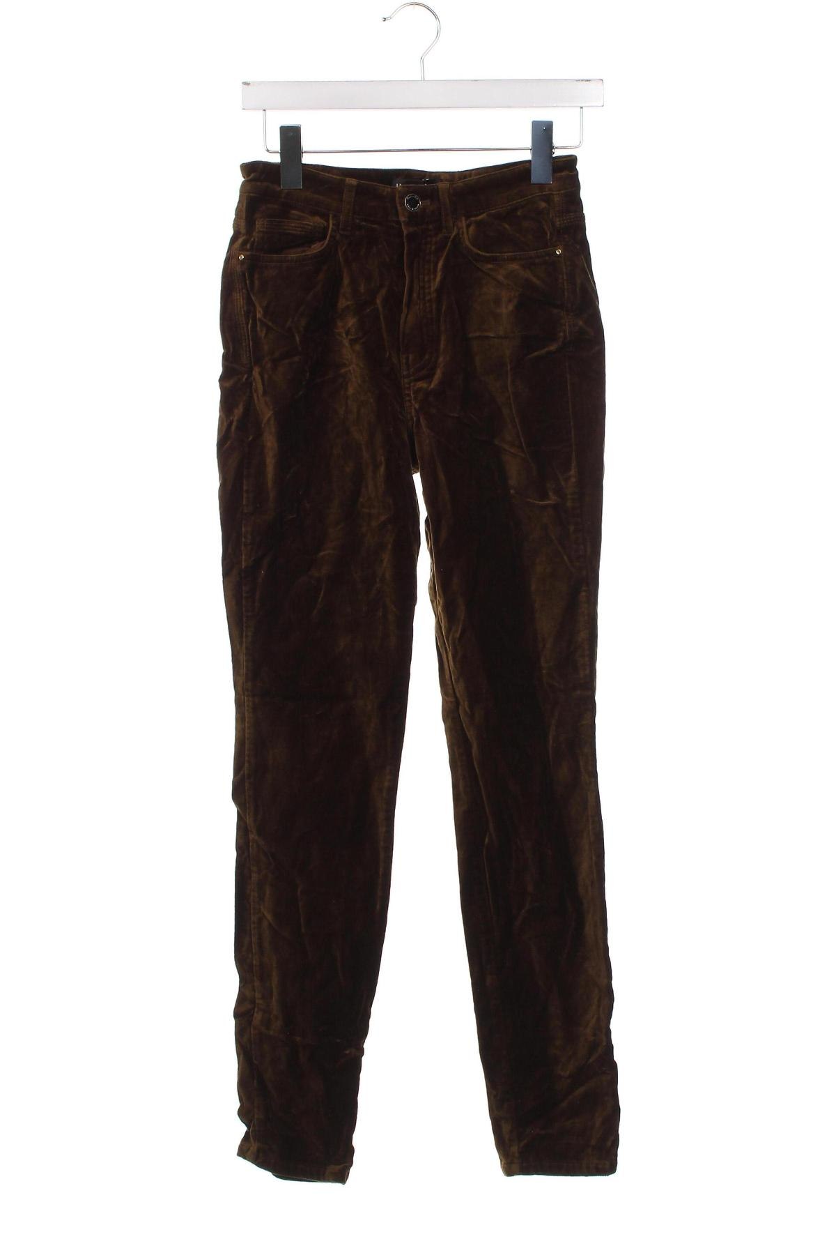 Pantaloni de femei Massimo Dutti, Mărime XS, Culoare Verde, Preț 120,79 Lei