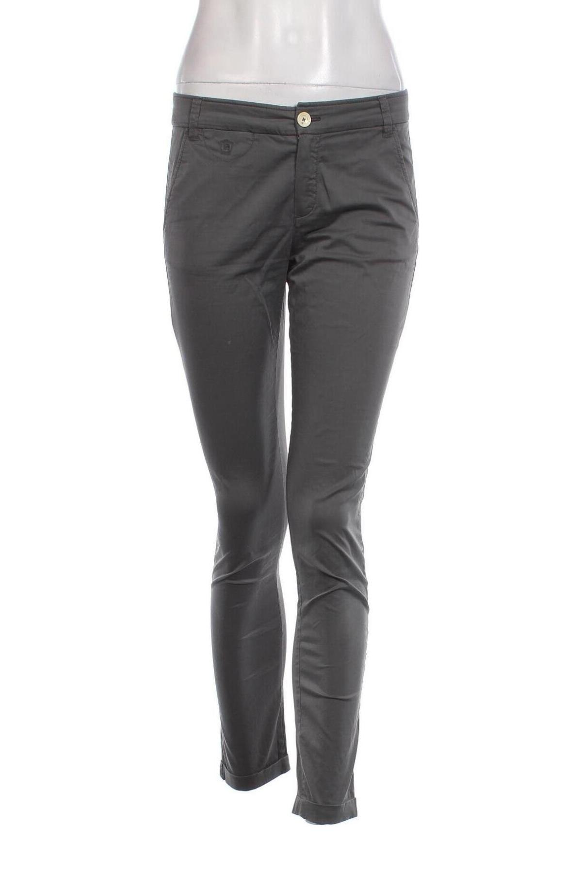 Дамски панталон Massimo Dutti, Размер S, Цвят Сив, Цена 41,06 лв.