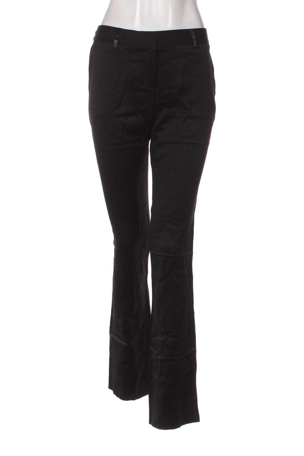 Дамски панталон Massimo Dutti, Размер M, Цвят Черен, Цена 27,20 лв.