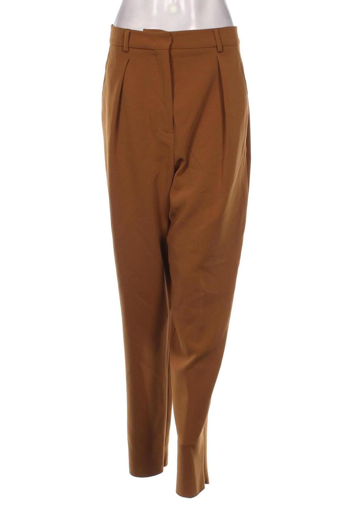 Дамски панталон Max Mara Studio, Размер M, Цвят Кафяв, Цена 110,97 лв.