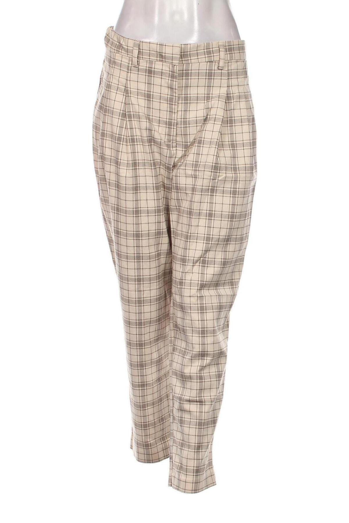 Pantaloni de femei Monki, Mărime M, Culoare Ecru, Preț 18,92 Lei