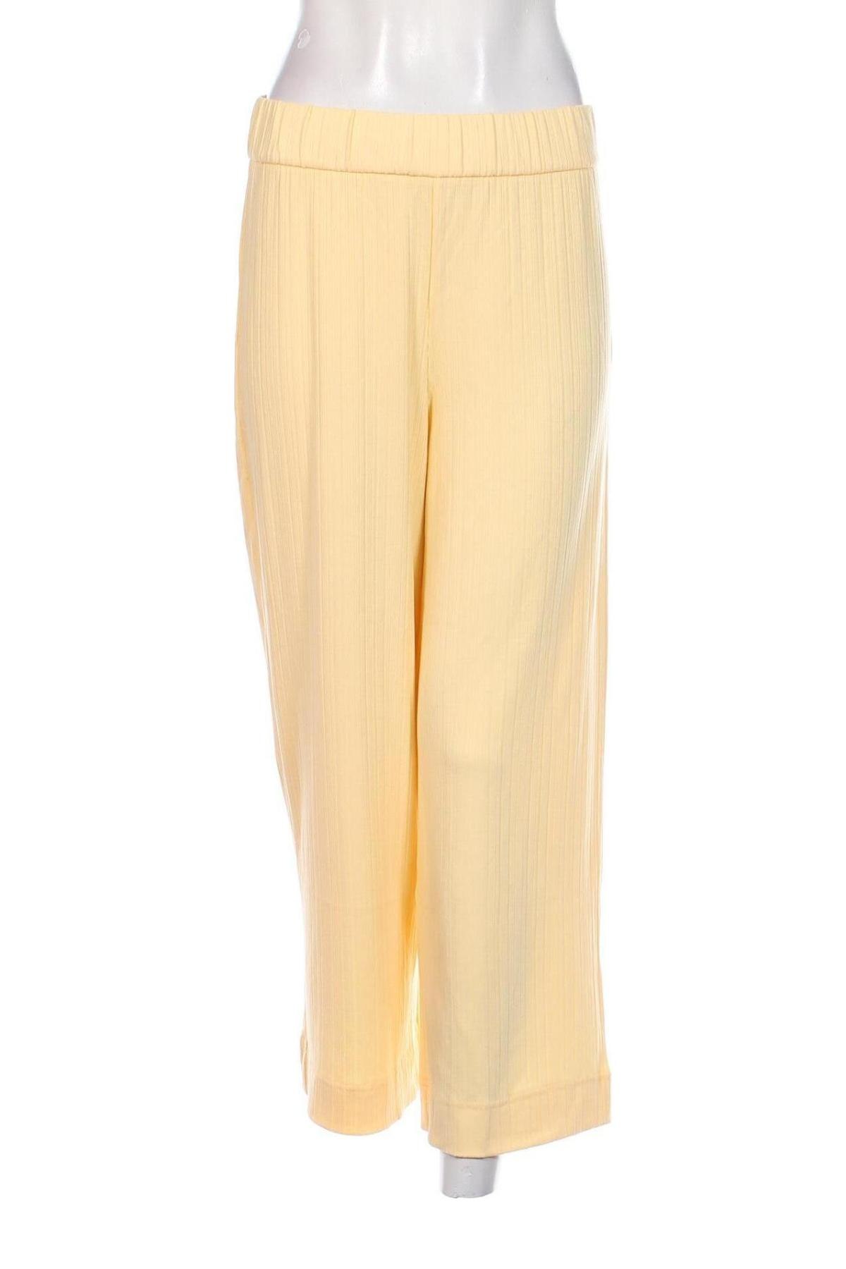 Дамски панталон Monki, Размер S, Цвят Жълт, Цена 19,60 лв.