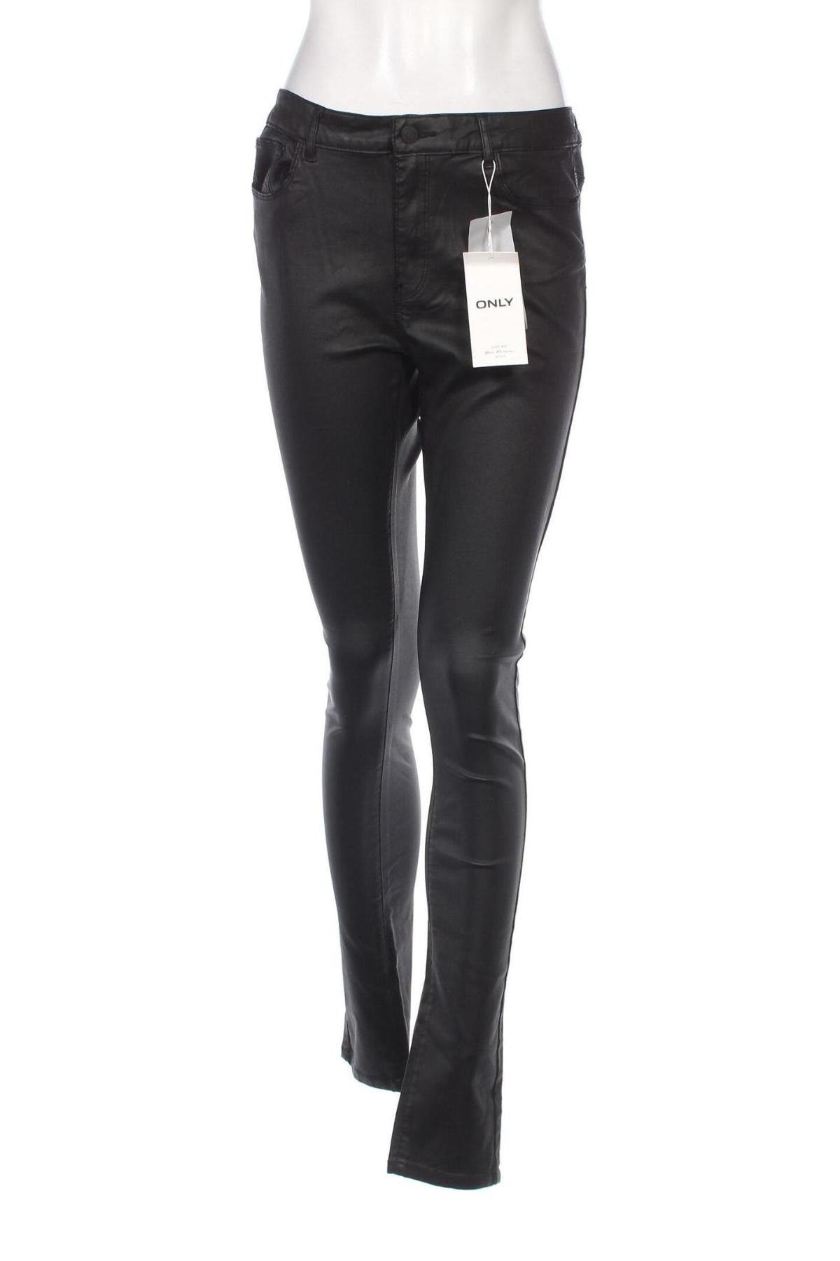 Дамски панталон ONLY, Размер XL, Цвят Черен, Цена 29,76 лв.