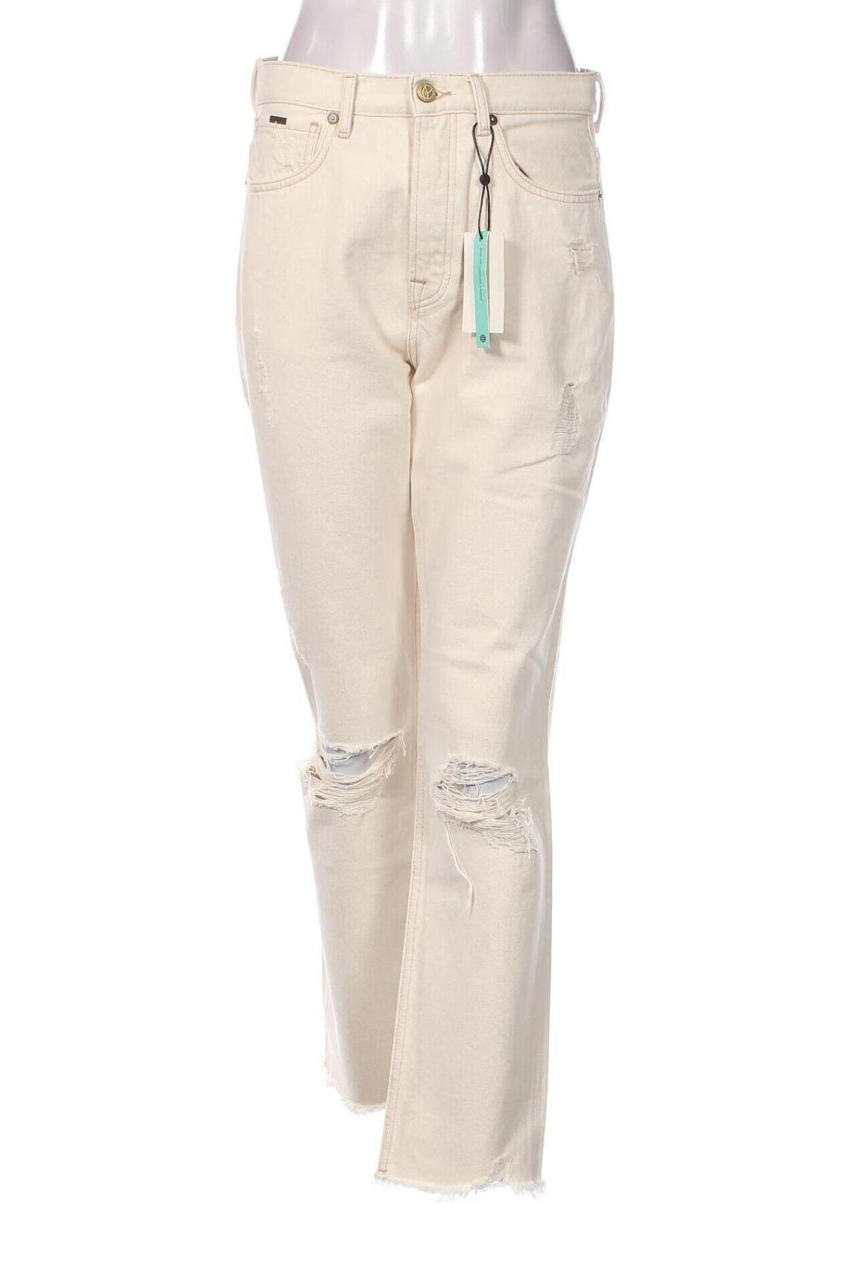 Pantaloni de femei Pepe Jeans, Mărime M, Culoare Bej, Preț 205,26 Lei