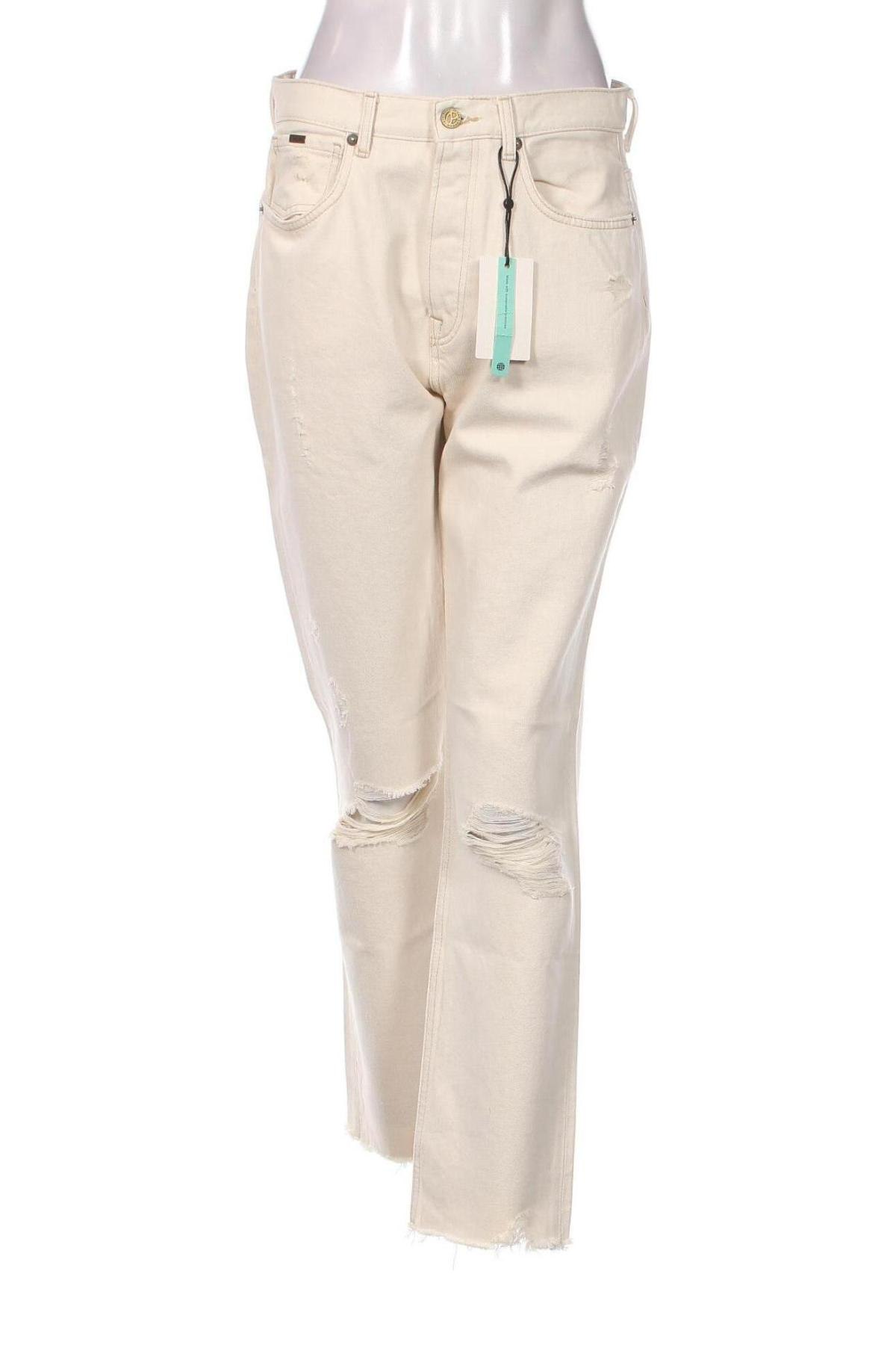 Дамски панталон Pepe Jeans, Размер L, Цвят Бежов, Цена 23,40 лв.