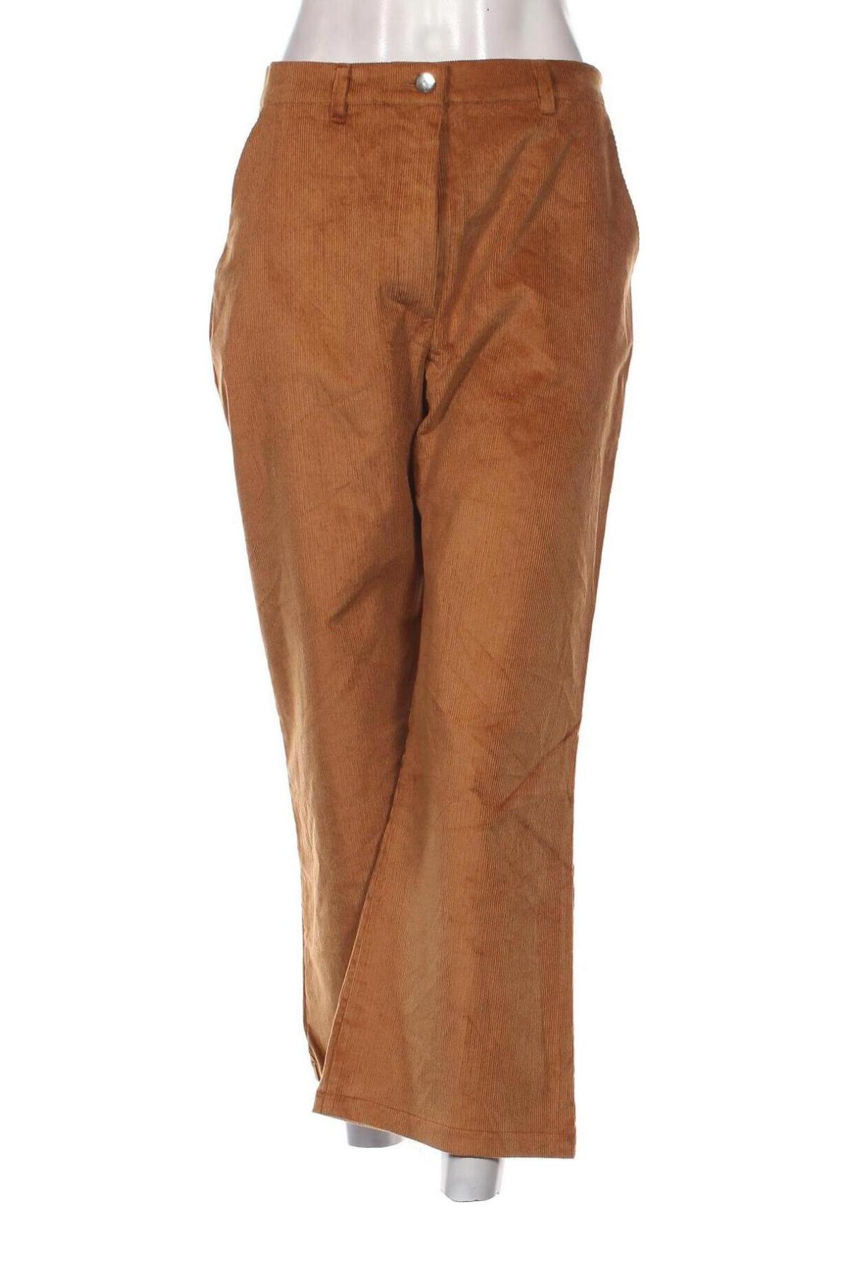 Pantaloni de femei Progetto Quid, Mărime M, Culoare Maro, Preț 61,18 Lei