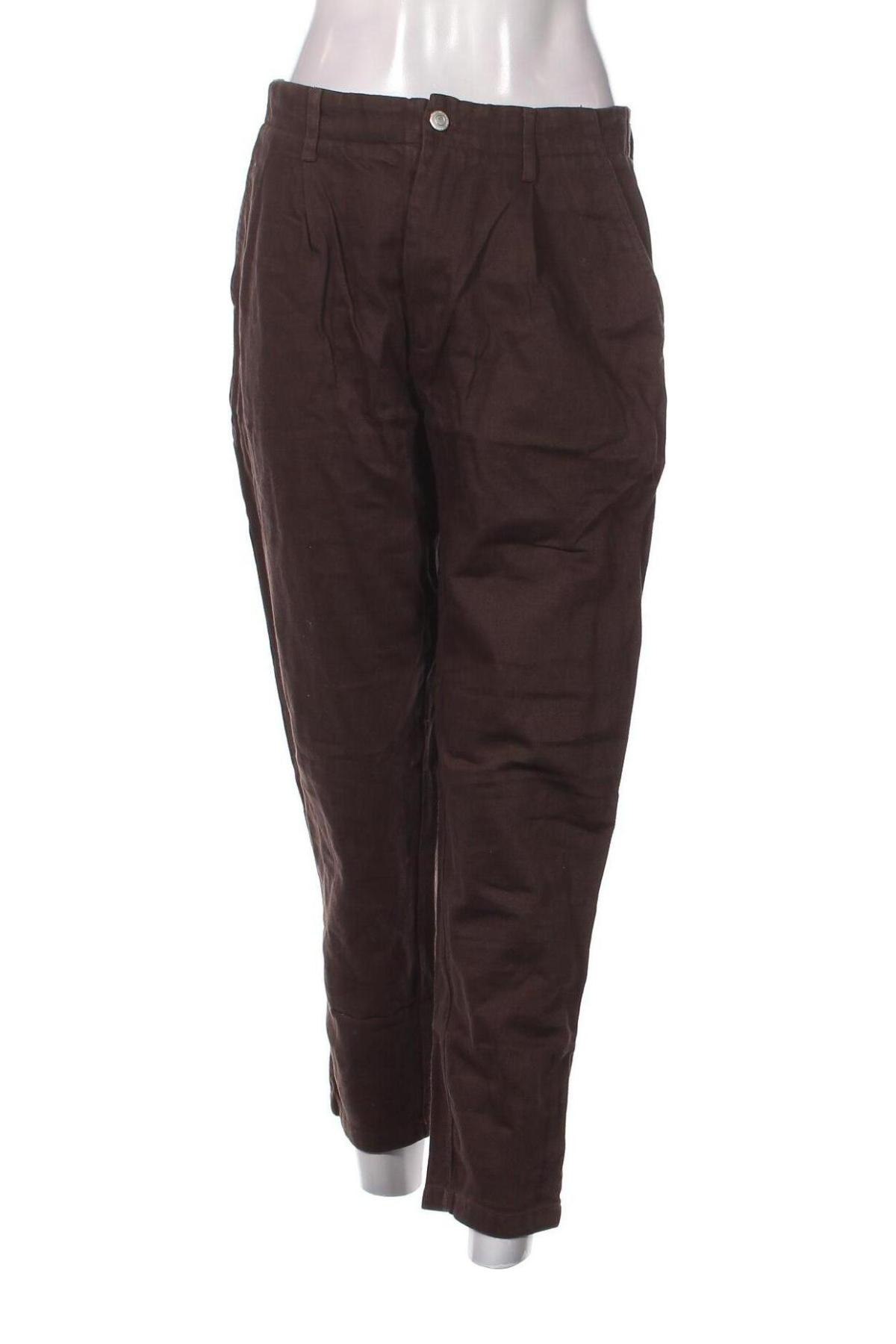 Γυναικείο παντελόνι Pull&Bear, Μέγεθος M, Χρώμα Καφέ, Τιμή 17,94 €