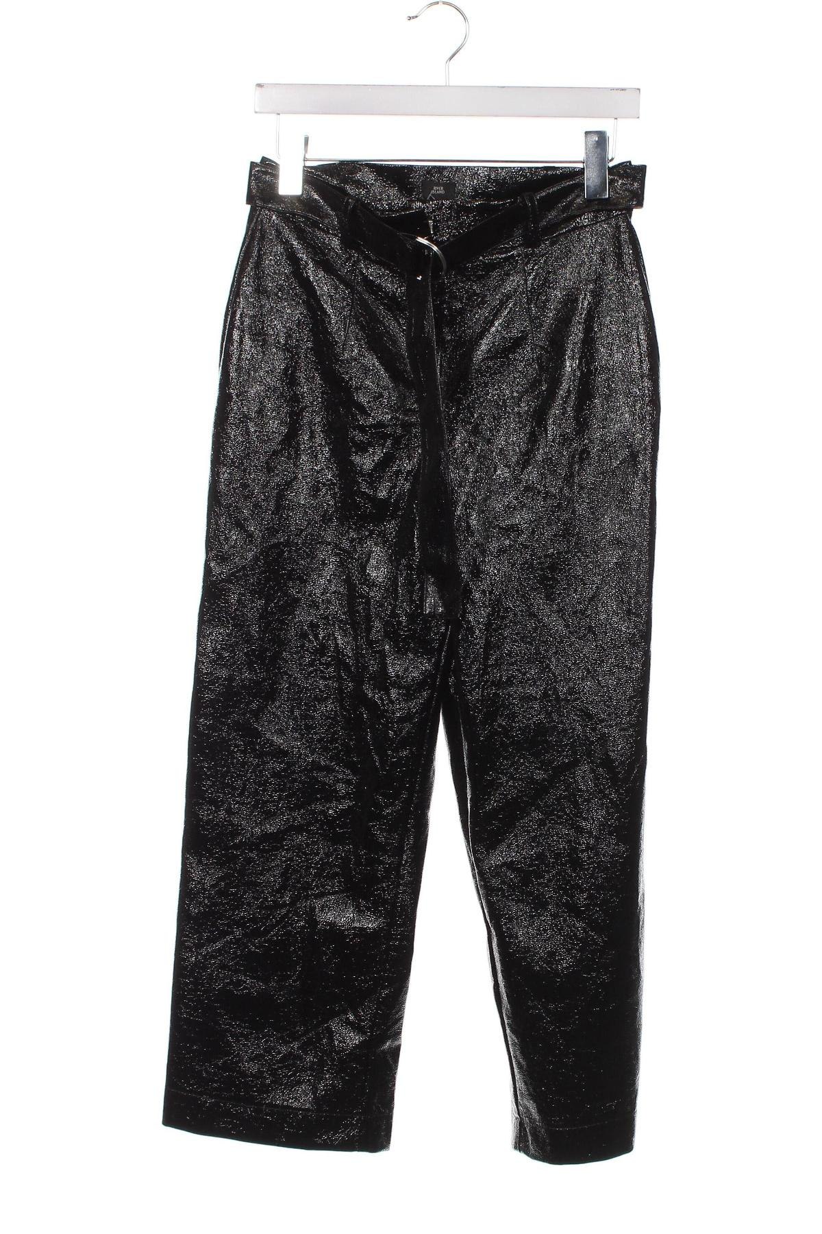 Дамски панталон River Island, Размер XS, Цвят Черен, Цена 9,30 лв.