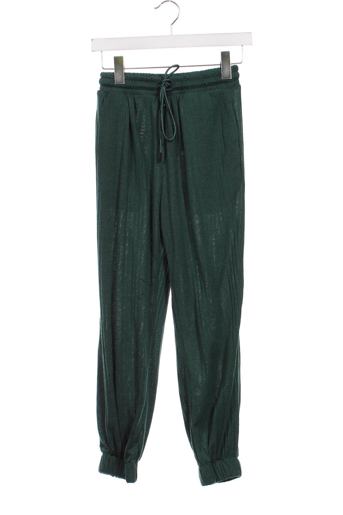 Γυναικείο παντελόνι SHEIN, Μέγεθος XS, Χρώμα Πράσινο, Τιμή 5,38 €