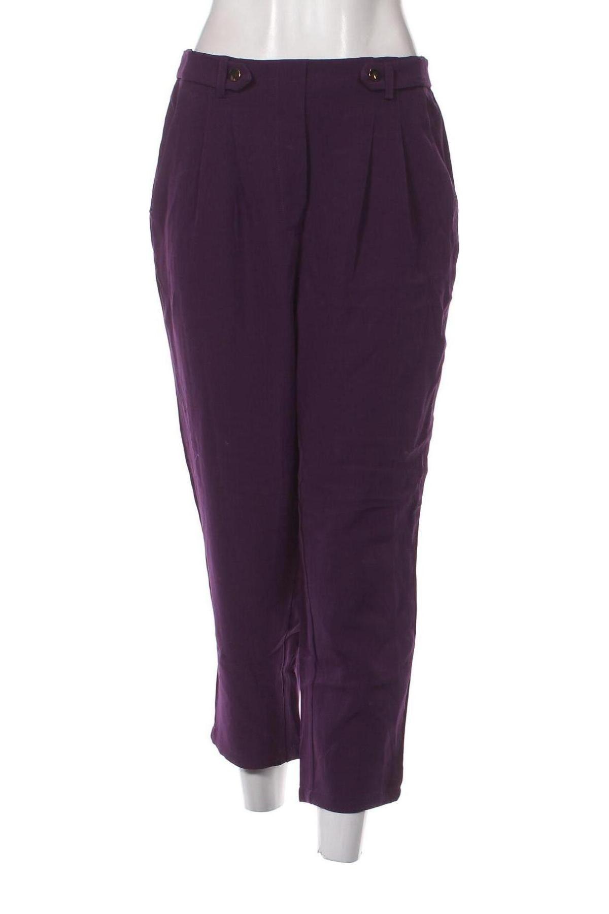 Дамски панталон SHEIN, Размер L, Цвят Лилав, Цена 29,00 лв.