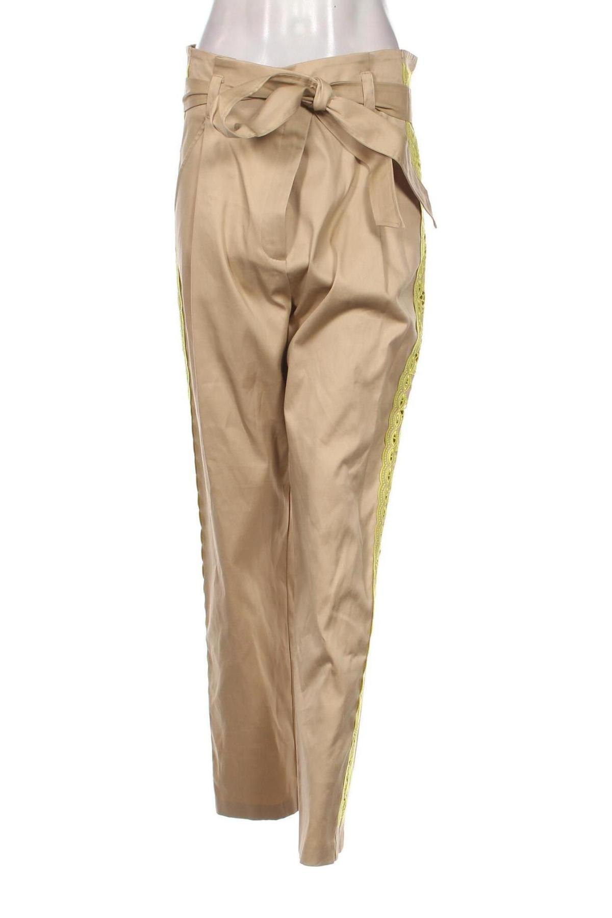 Дамски панталон TWINSET, Размер XL, Цвят Кафяв, Цена 97,58 лв.