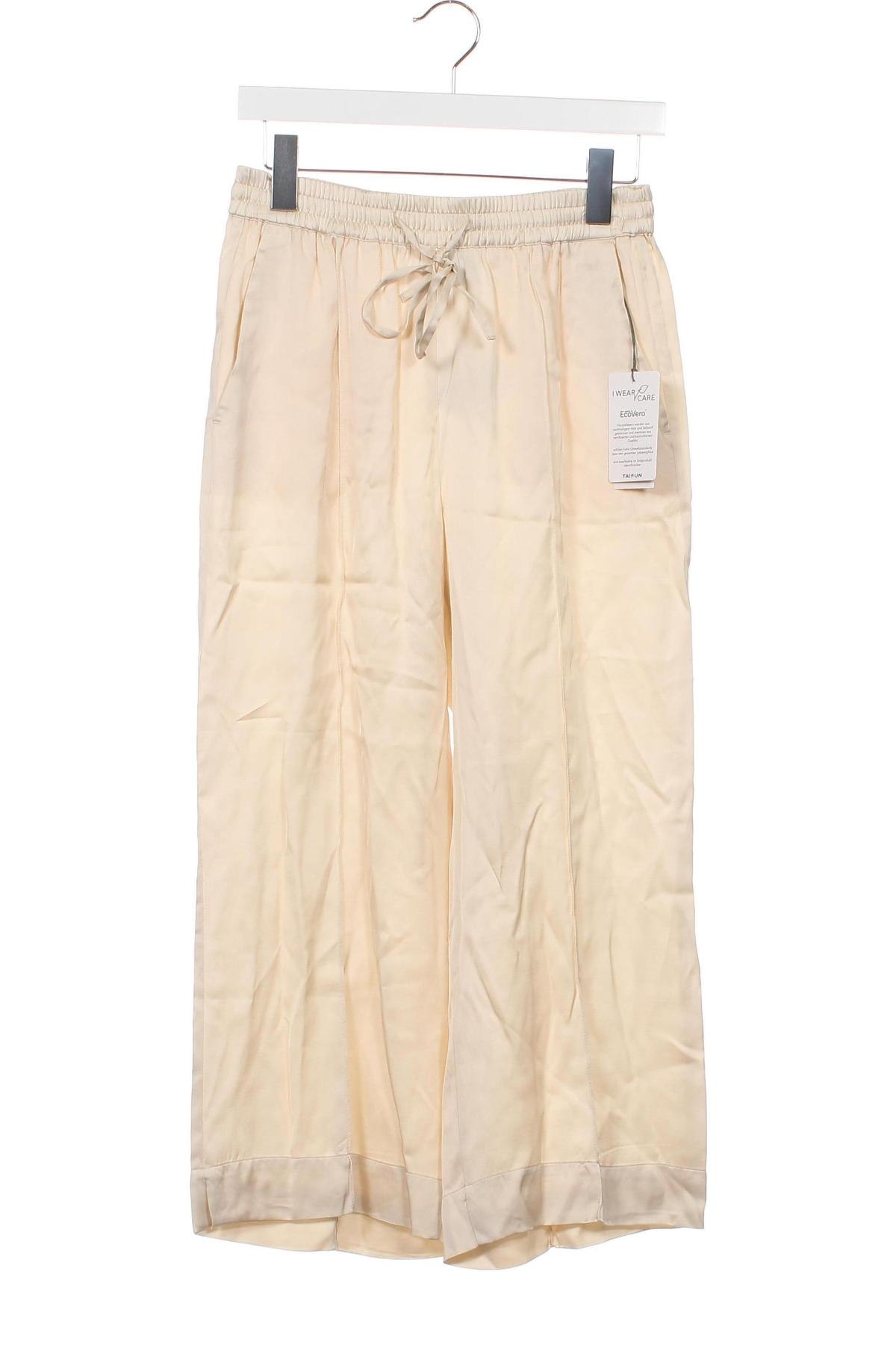 Γυναικείο παντελόνι Taifun, Μέγεθος XS, Χρώμα Εκρού, Τιμή 12,06 €