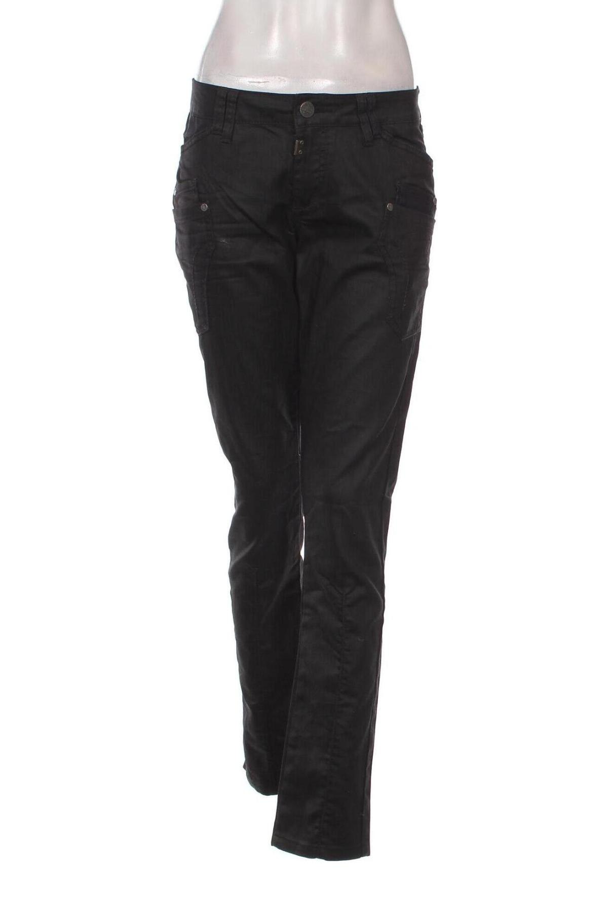 Дамски панталон Timezone, Размер L, Цвят Черен, Цена 8,70 лв.