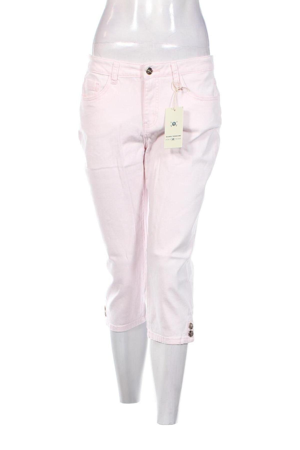 Дамски панталон Tom Tailor, Размер M, Цвят Розов, Цена 19,53 лв.