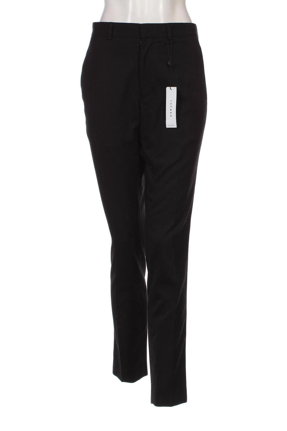 Pantaloni de femei Topman, Mărime L, Culoare Negru, Preț 77,09 Lei