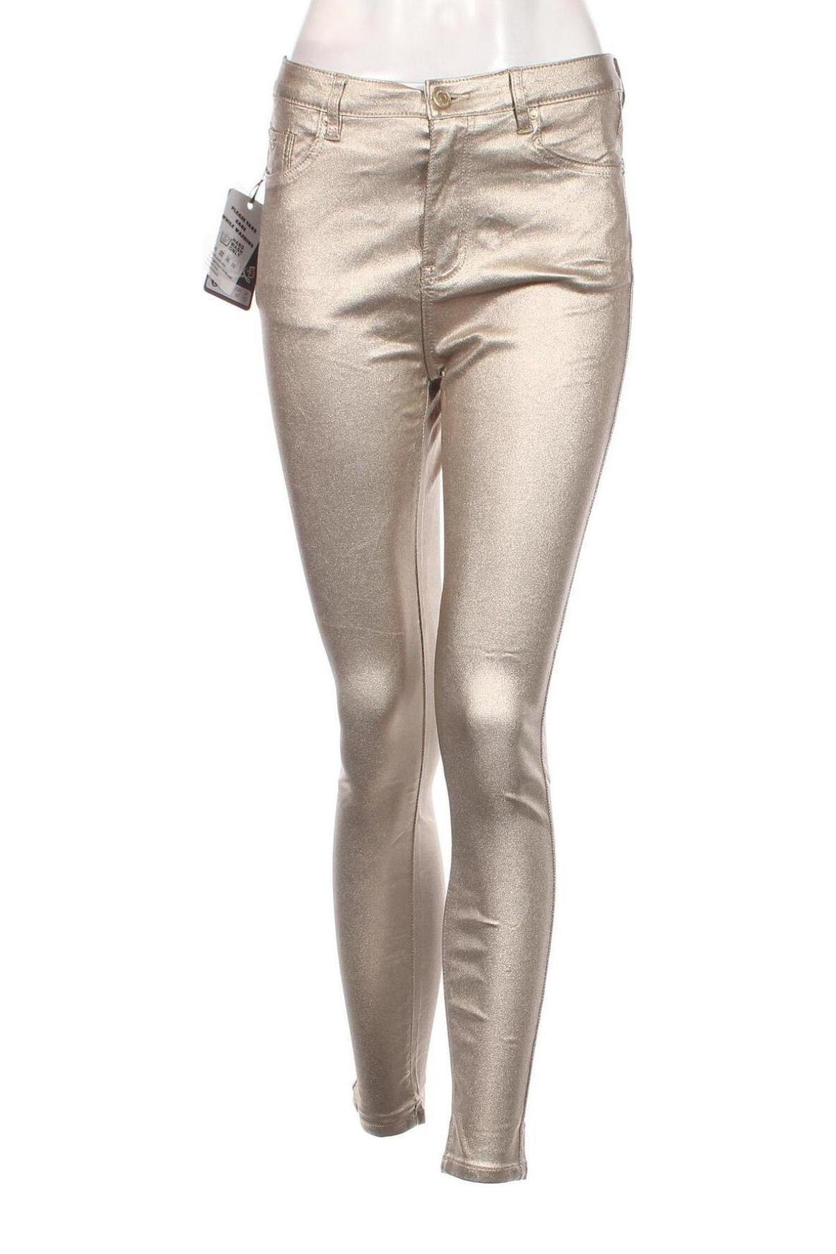 Дамски панталон Toxik 3, Размер M, Цвят Златист, Цена 26,04 лв.