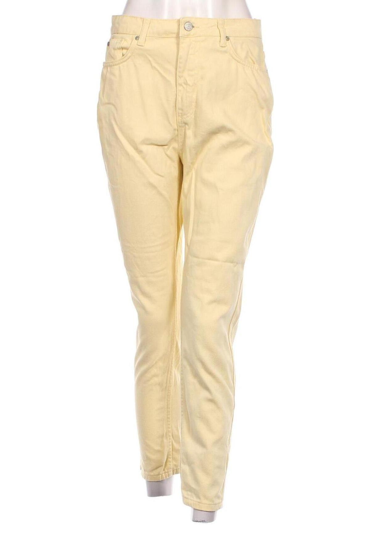 Дамски панталон Trendyol, Размер S, Цвят Жълт, Цена 8,20 лв.