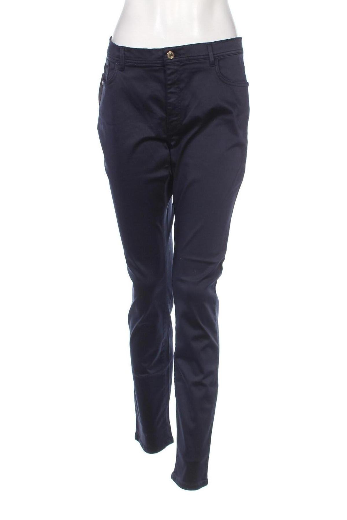 Pantaloni de femei Trussardi, Mărime L, Culoare Albastru, Preț 234,87 Lei