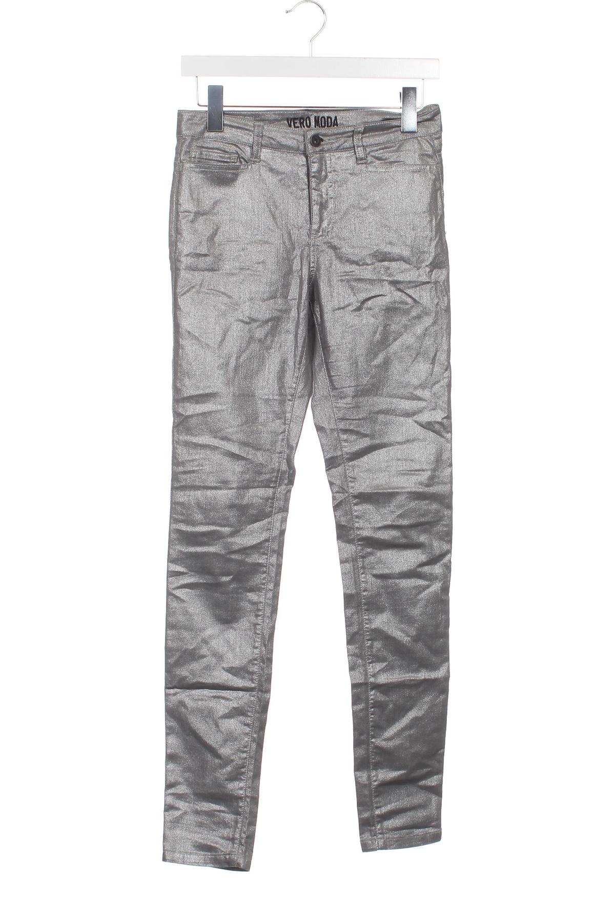 Дамски панталон Vero Moda, Размер XS, Цвят Сив, Цена 5,13 лв.
