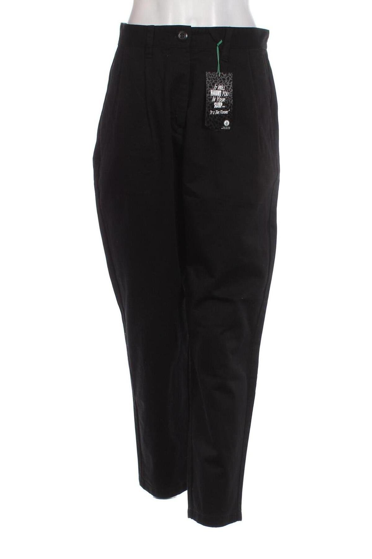 Pantaloni de femei Volcom, Mărime S, Culoare Negru, Preț 179,61 Lei